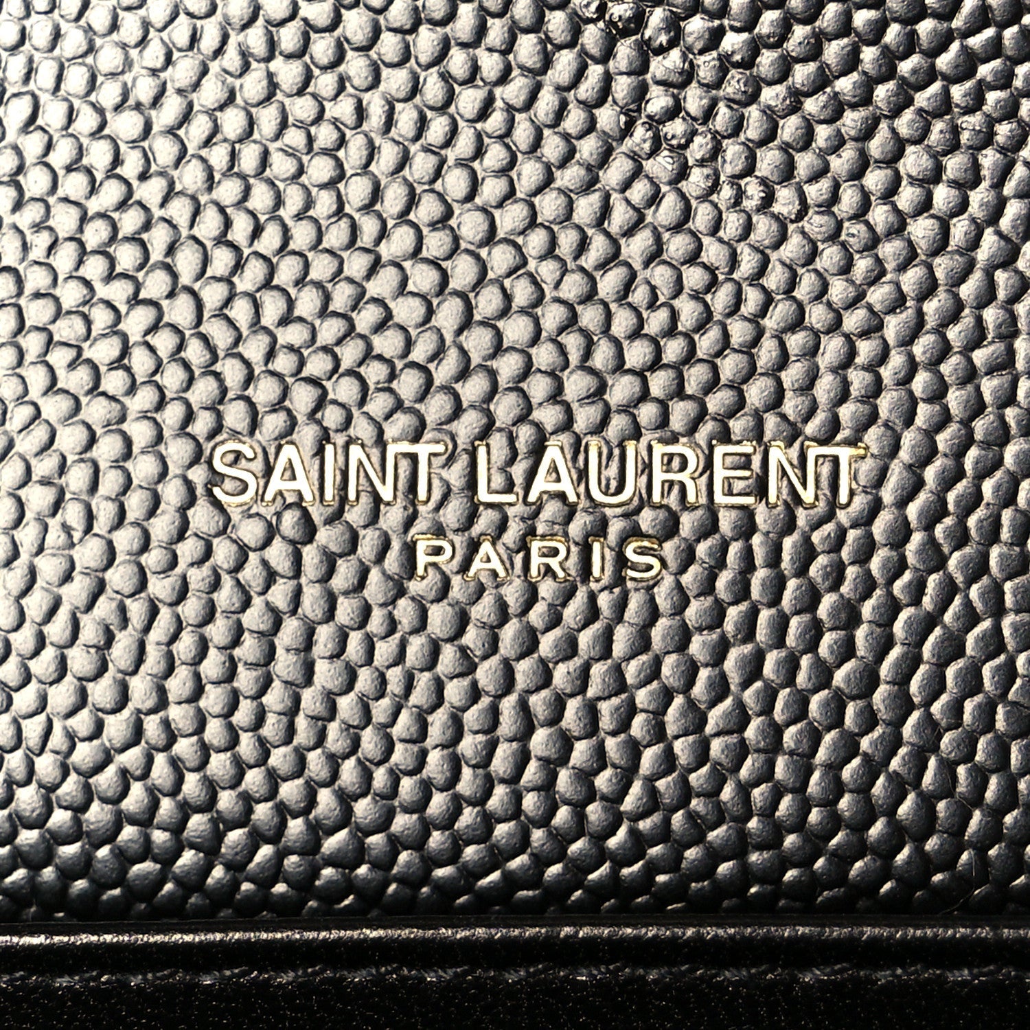 Grain De Poudre Monogram Cassandra Chain Wallet Black