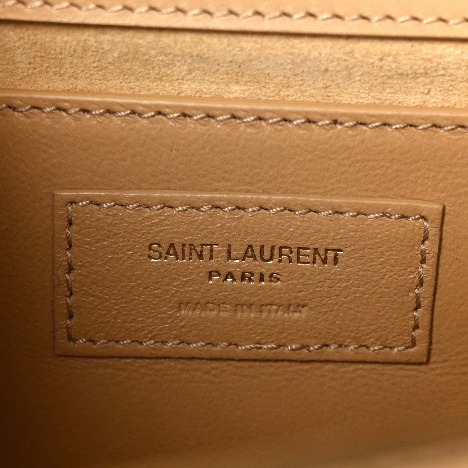 Metallic Calfskin Small Classic Monogram Kate Tassel Satchel Gold