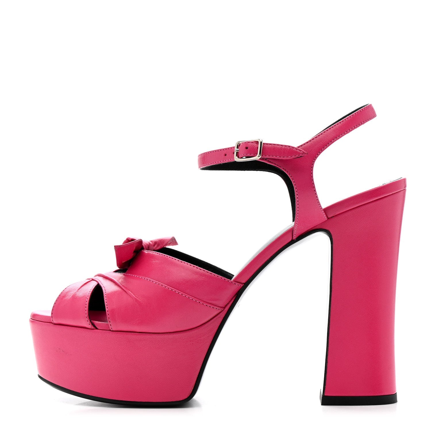 Goatskin Candy 80 Platform Sandals 39.5 Bubblegum