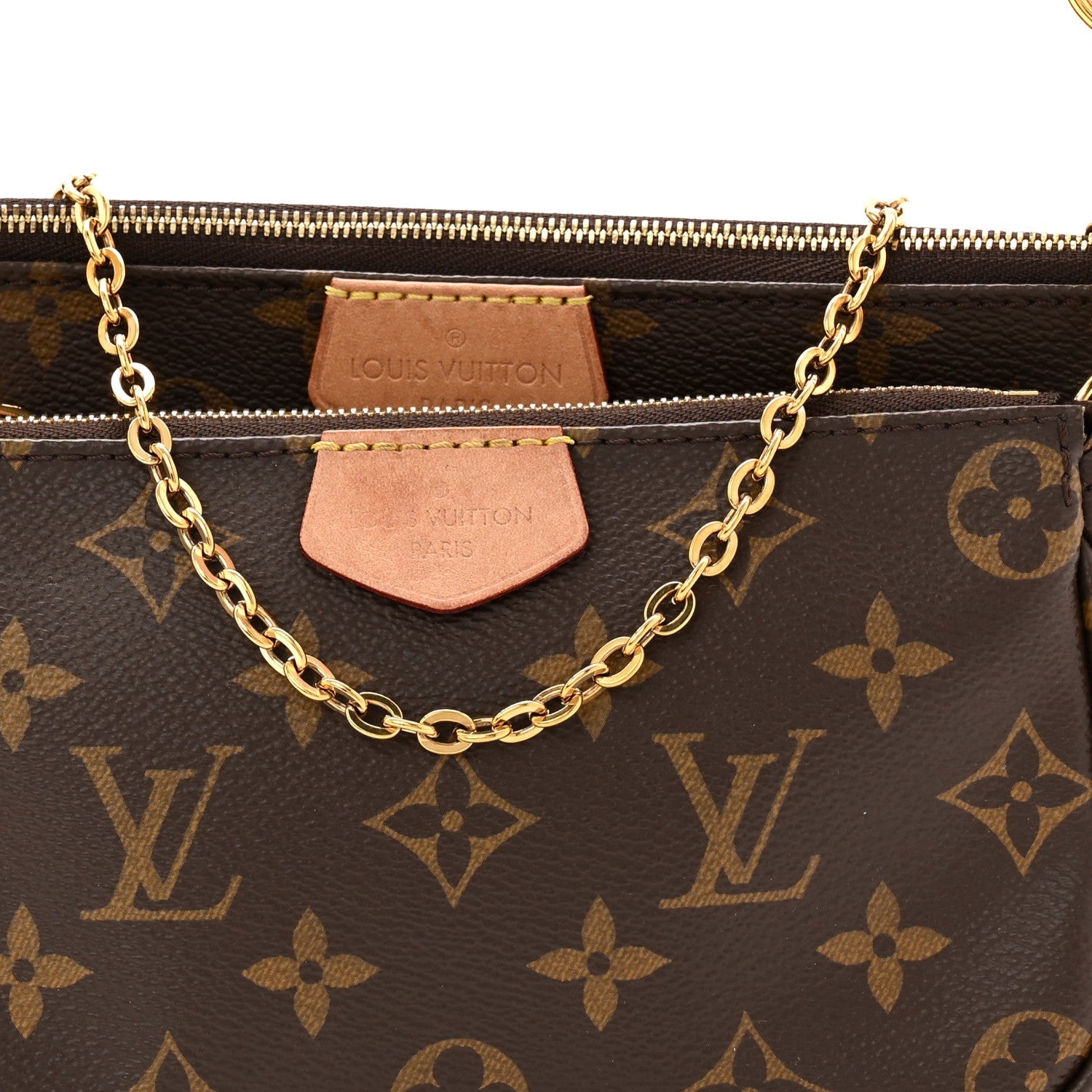 Monogram Multi Pochette Accessories Rose Clair