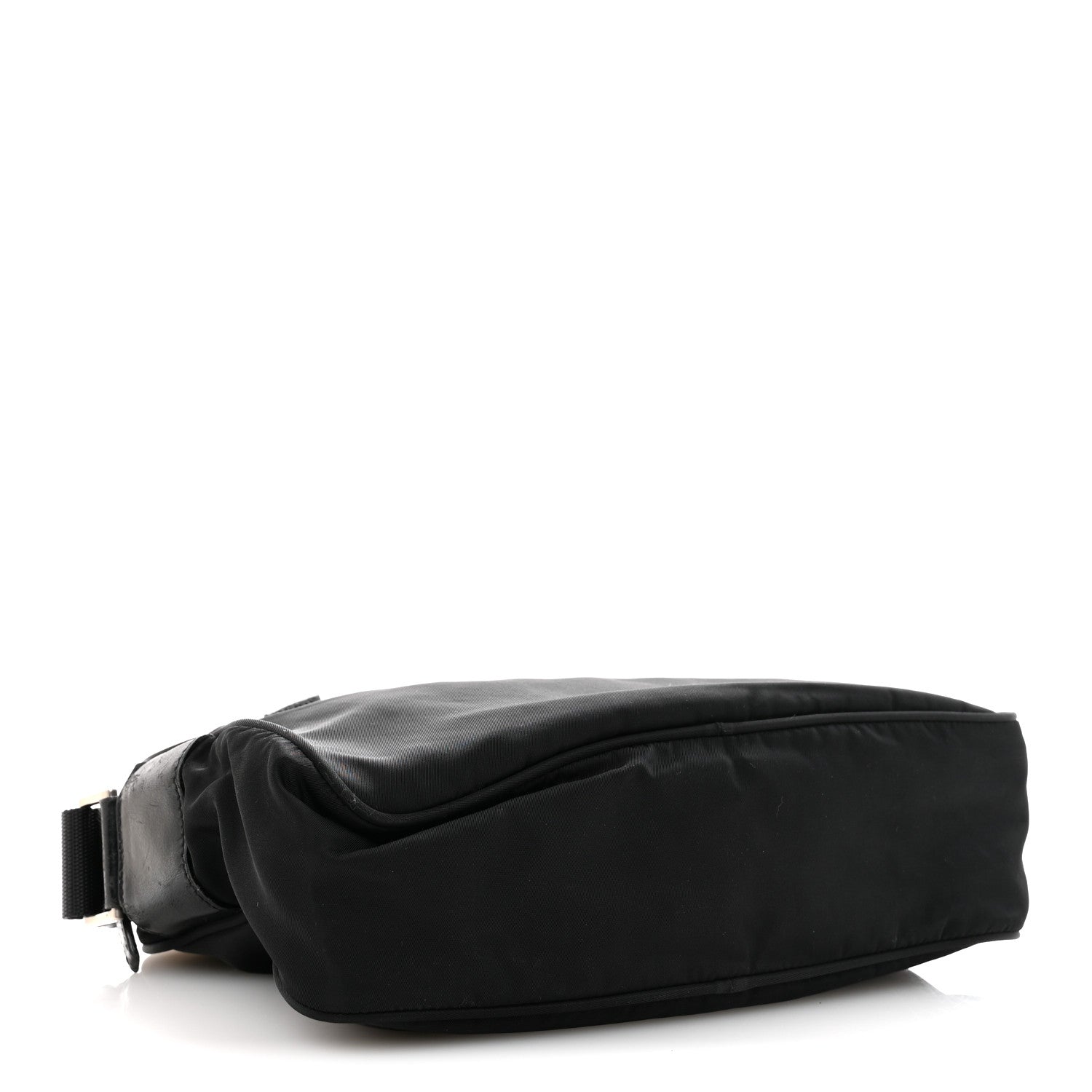 Nylon Vela Messenger Bag Black