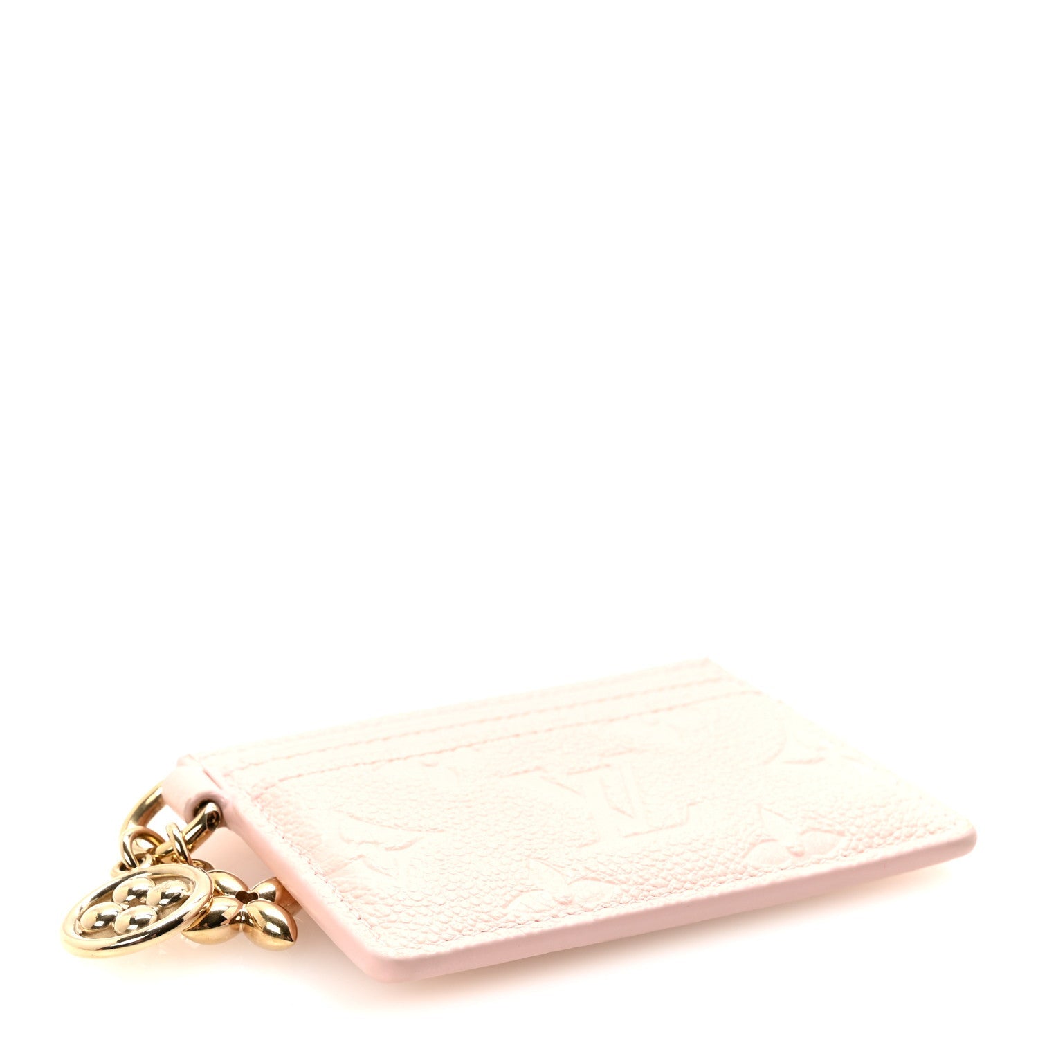 Empreinte Monogram LV Charms Card Holder Pink Opale