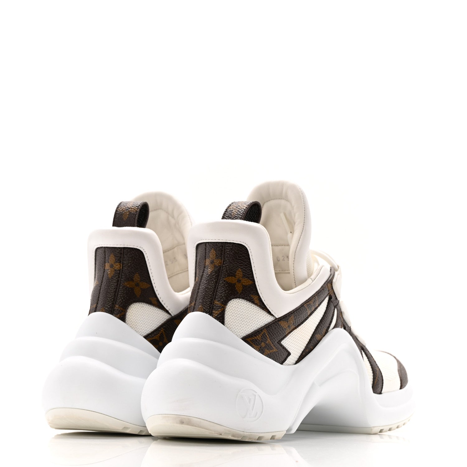Patent Monogram LV Archlight Sneakers 38 White