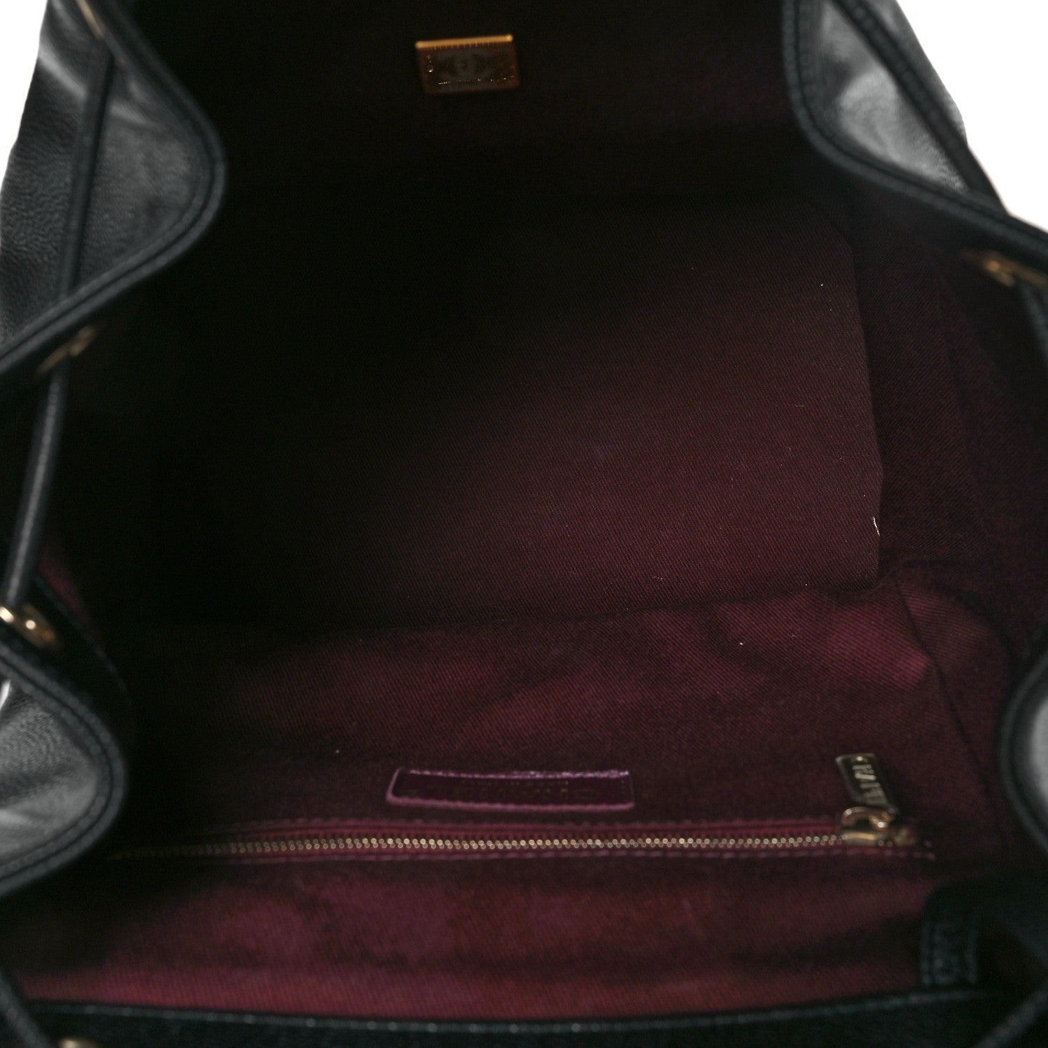 Caviar Quilted Business Affinity Backpack Black