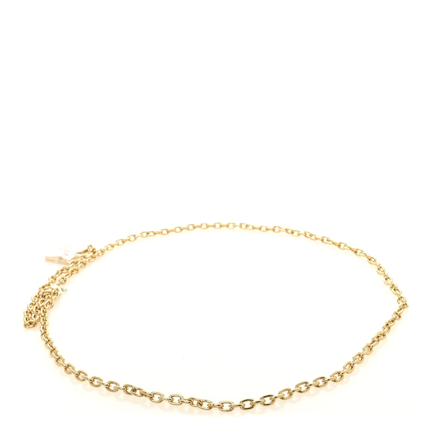 LV x TM Monogram Multicolor Chain Belt White