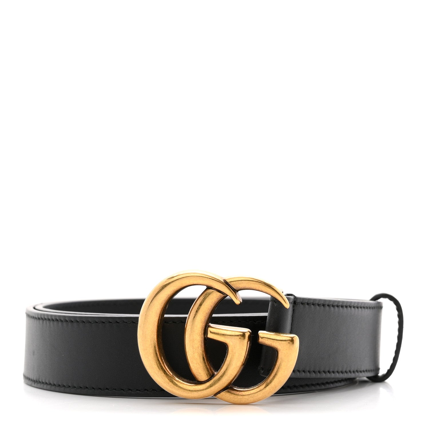 Calfskin Double G 30mm Belt 80 32 Black