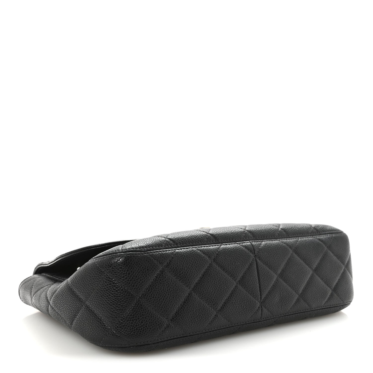 Caviar Quilted Jumbo Single Flap Black