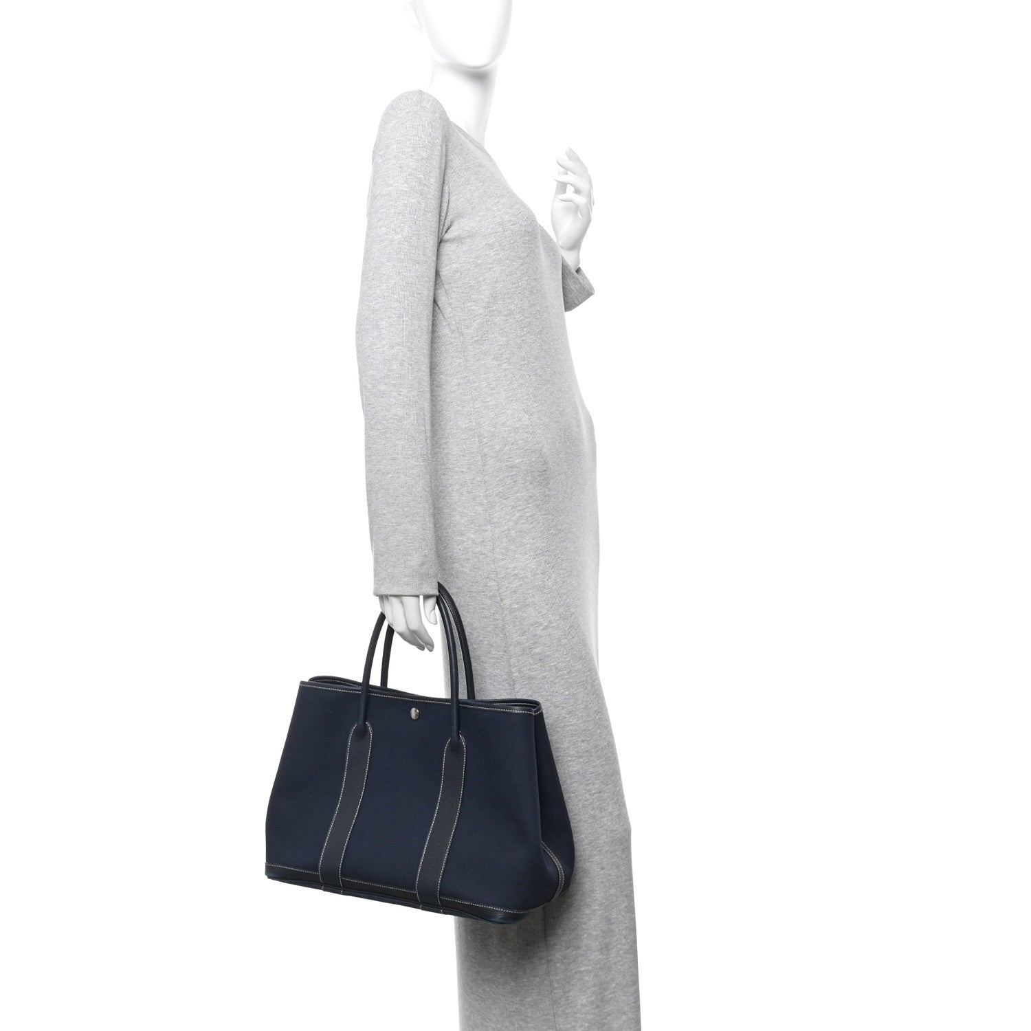 Toile Negonda Garden Party Tote 36 MM Bleu Marine