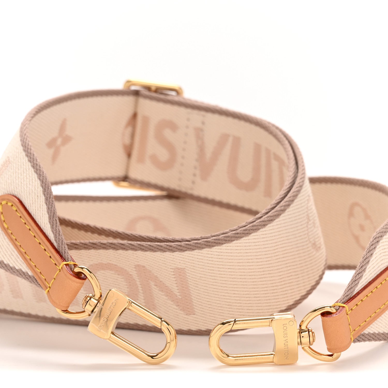 Jacquard Shoulder Strap Beige