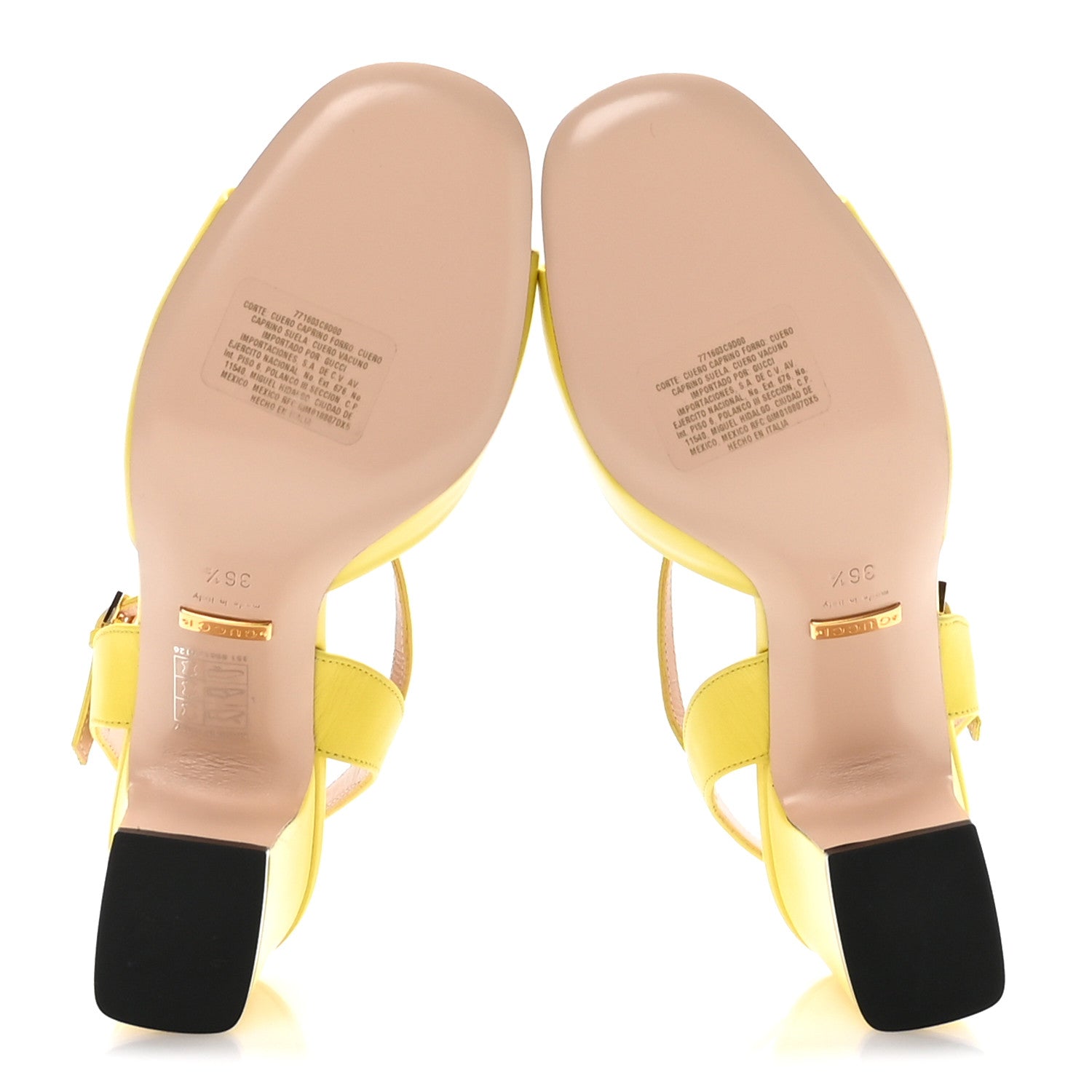 Malaga Kid Horsebit Lady 75mm Sandals 36.5 Acid Lime