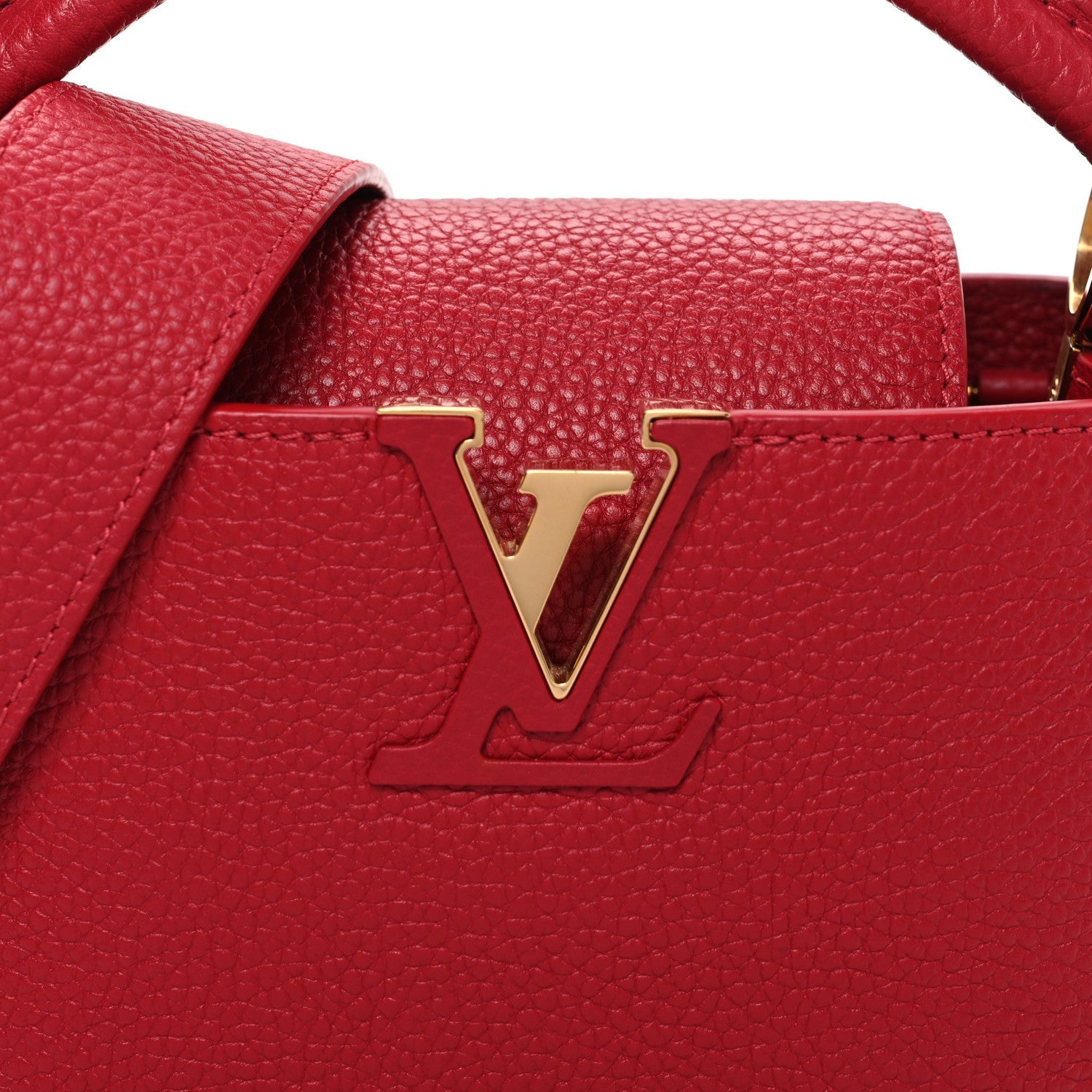 Taurillon Mini Capucines Scarlet