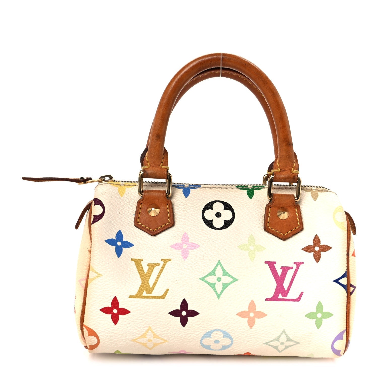 Monogram Multicolor Mini Sac HL Speedy White