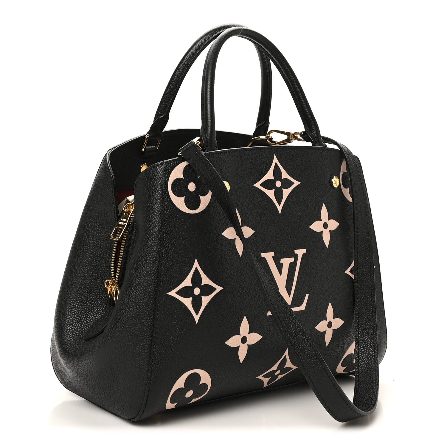 Empreinte Monogram Giant Montaigne MM Black Beige