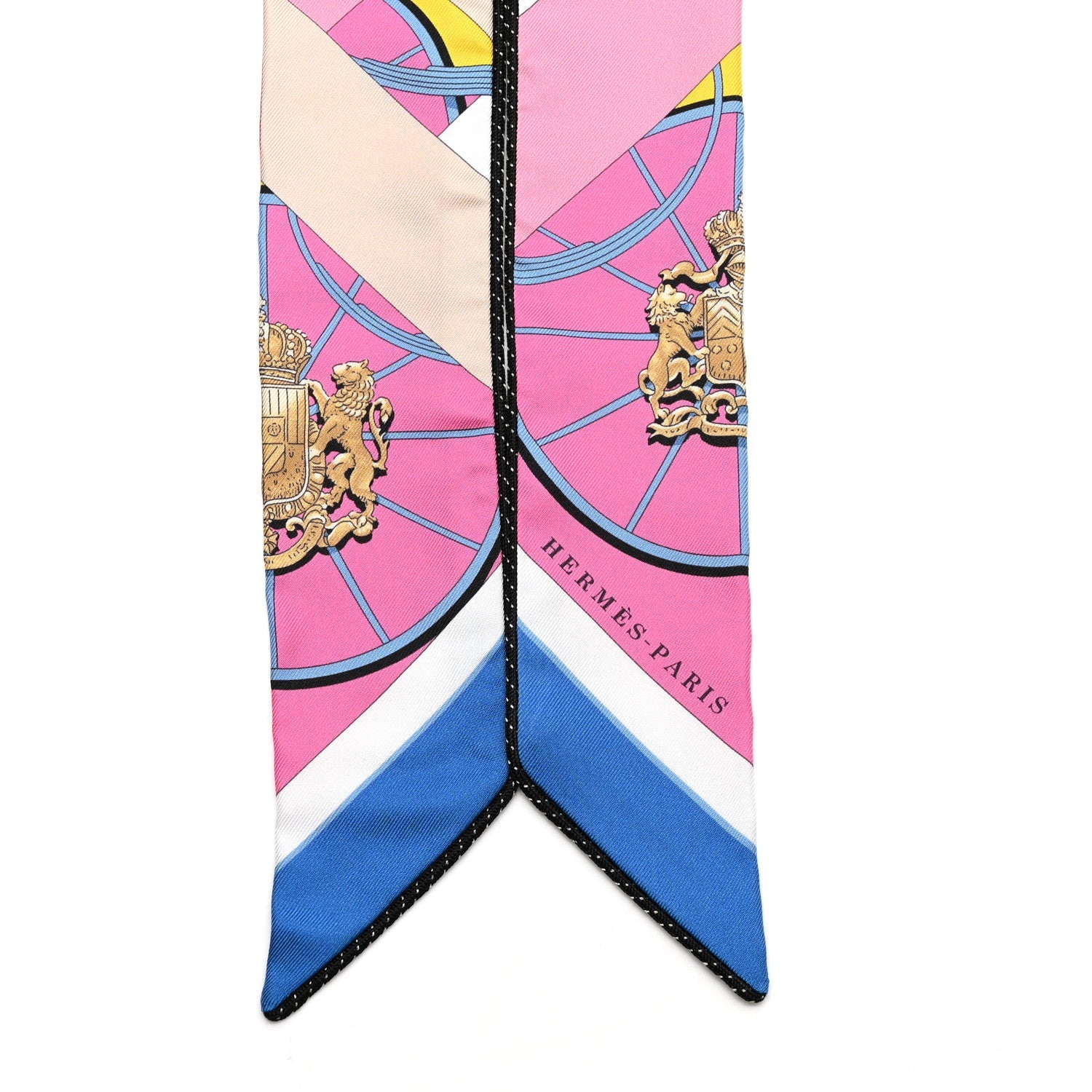 Silk Springs Springs Twilly Rose Bleu Black