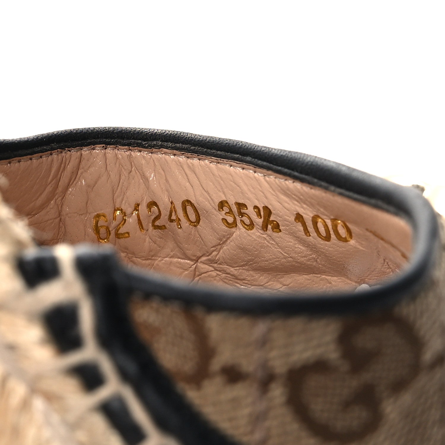 Monogram Matelasse GG Marmont Ankle Wrap Platform 35/120mm Espadrille Wedges 35.5  35.5 Beige Ebony Black Sand Storm