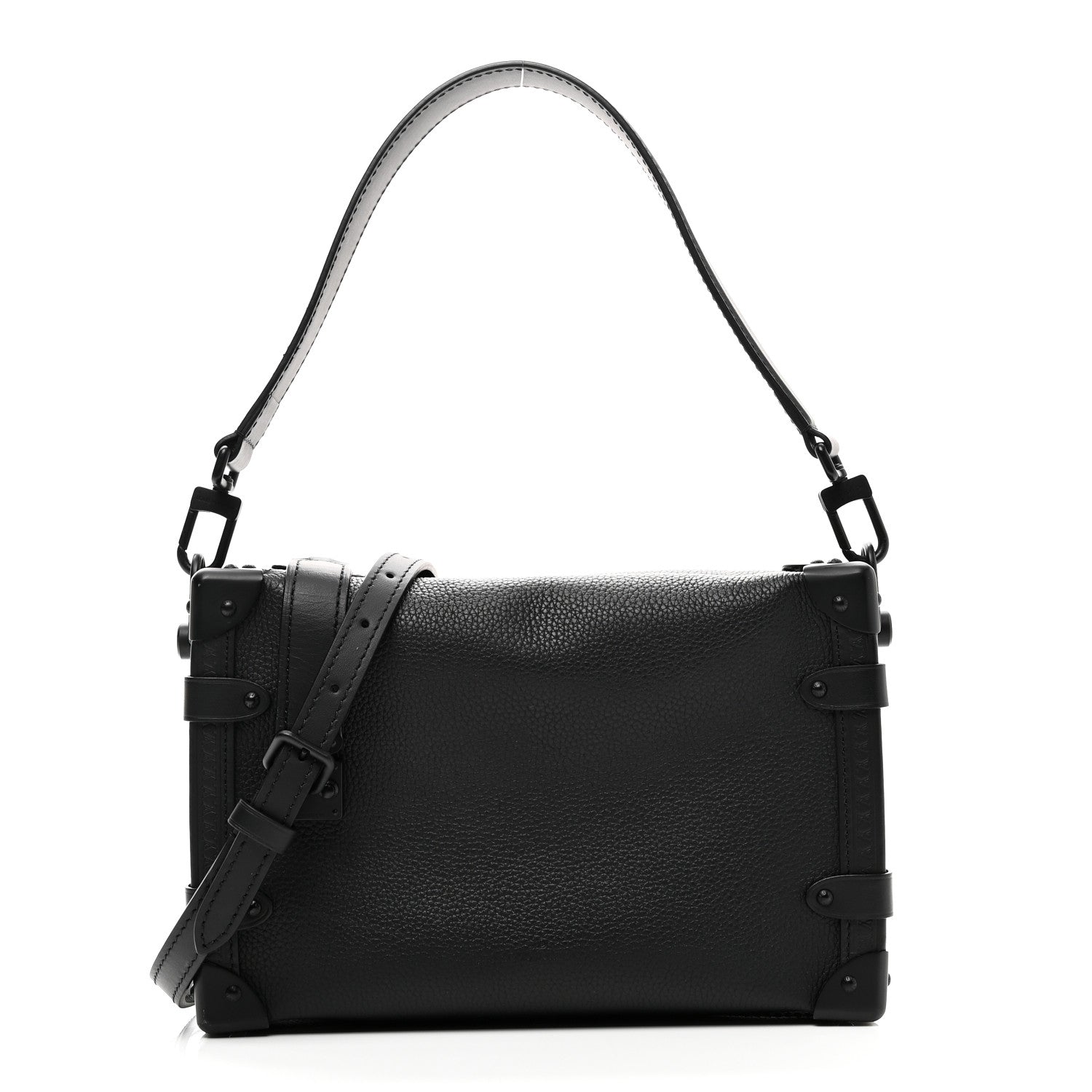 Calfskin Side Trunk MM Black