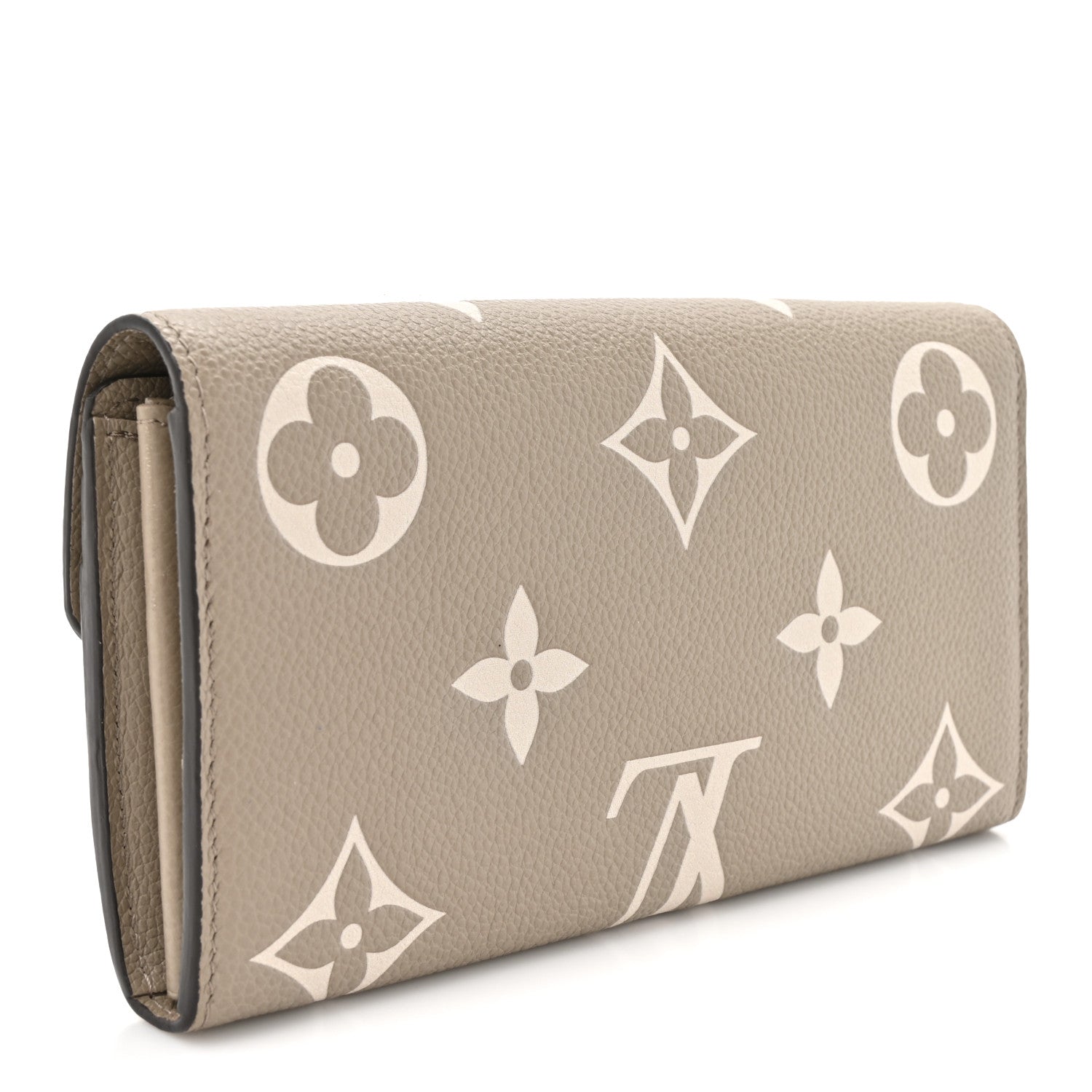 Empreinte Monogram Giant Sarah Wallet Tourterelle Creme