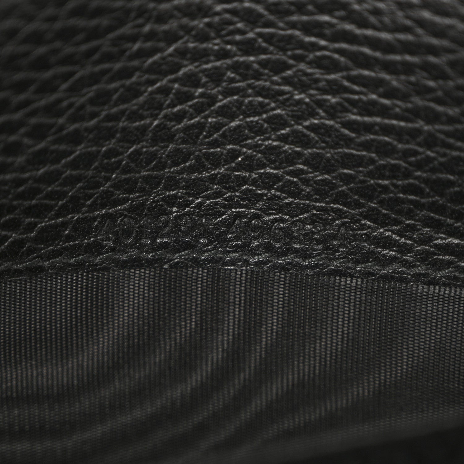 Calfskin Mini Dionysus Chain Wallet Black