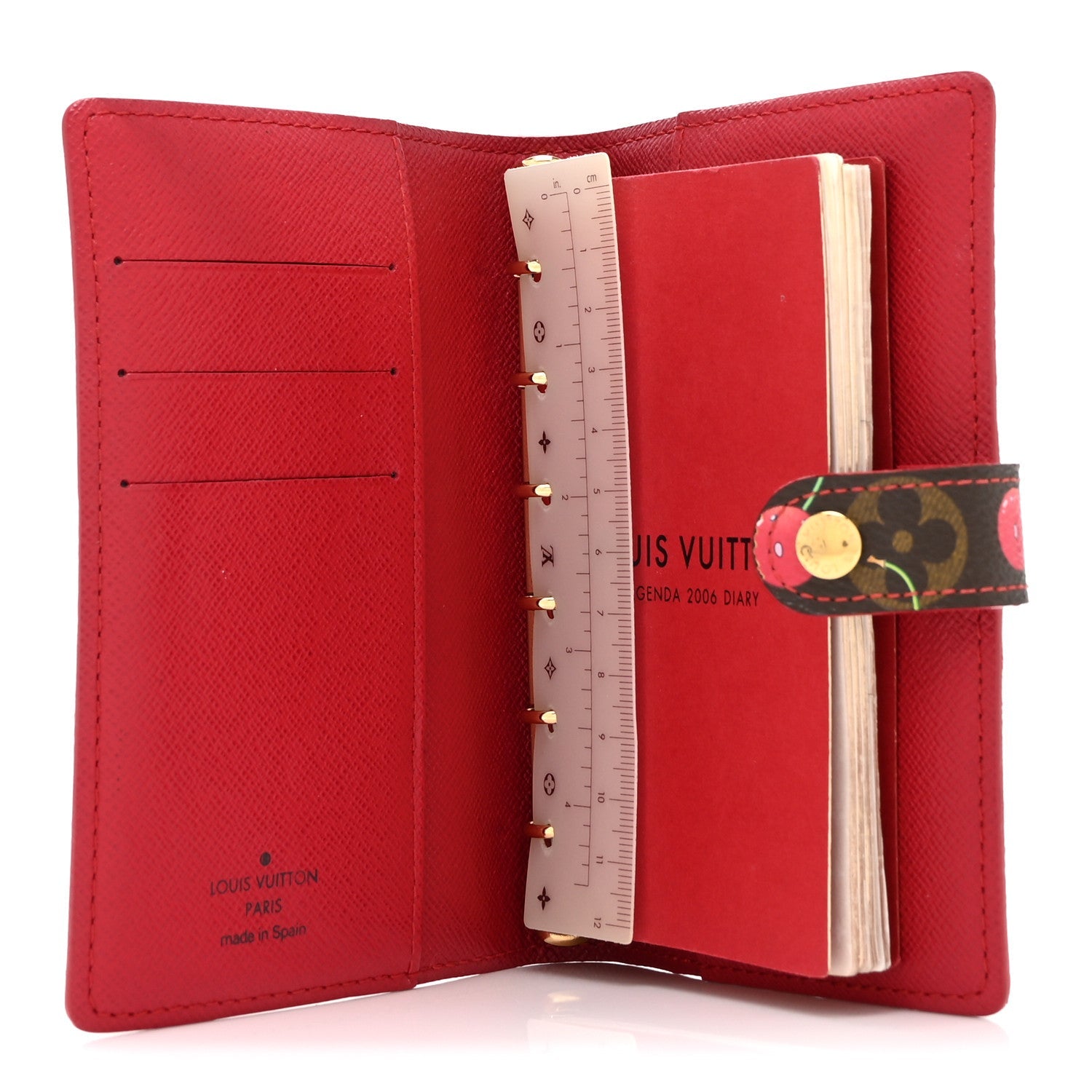 Monogram Cerises Small Ring Agenda Cover