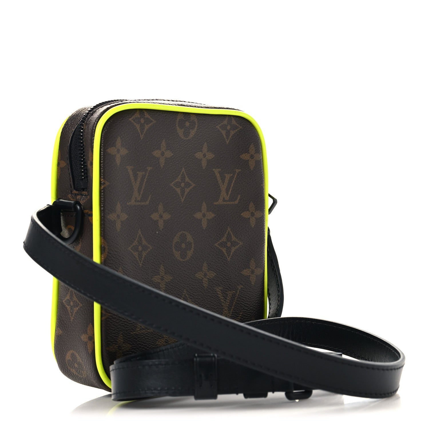Monogram Macassar Christopher Wearable Wallet Fluorescent Yellow