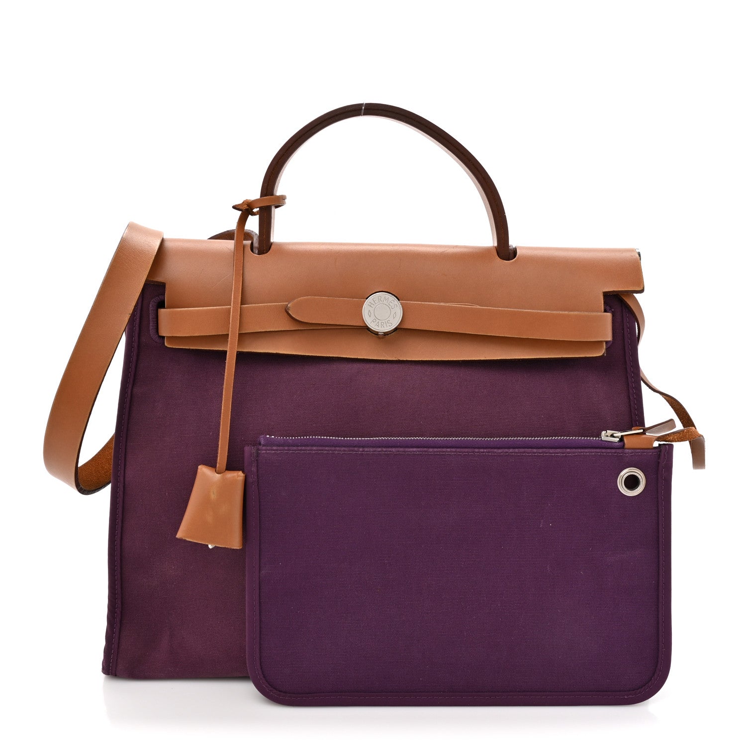 Toile Vache Hunter Herbag Zip 31 PM Cassis Fauve