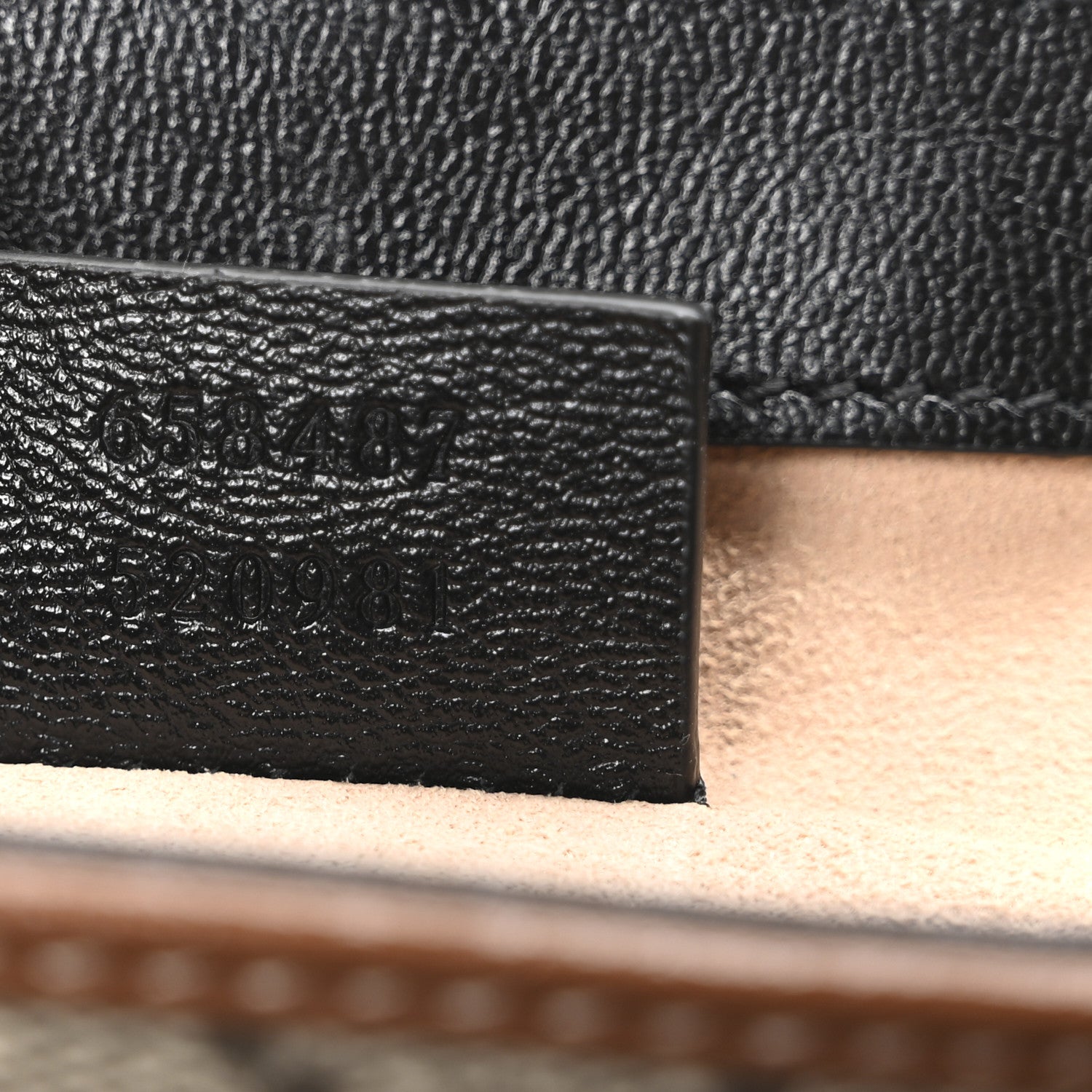 GG Supreme Monogram New Sakai Lux Calfskin Mini Padlock Flap Pocket Shoulder Bag Beige Ebony Black Cuir