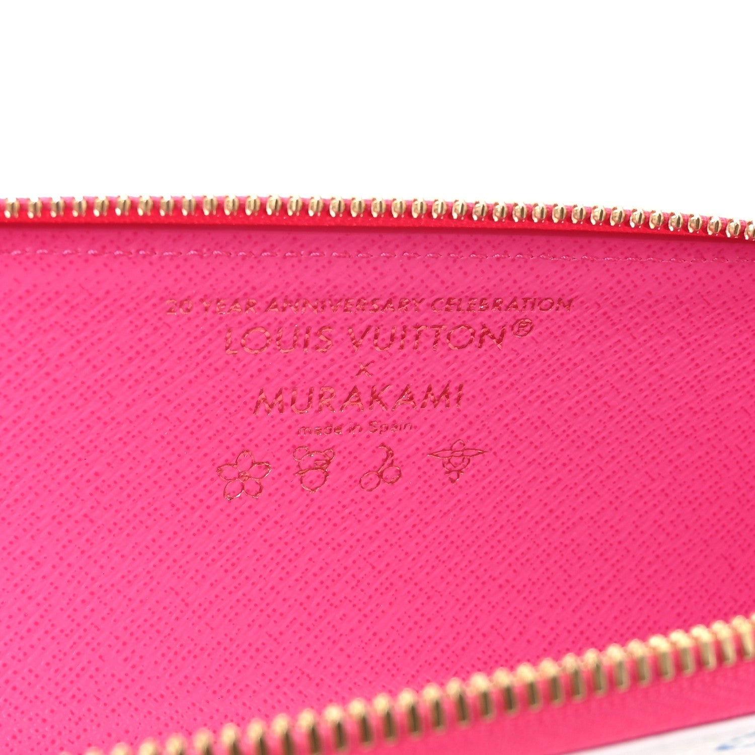 LV X TM Monogram Multicolor Charlotte Pencil Pouch Fuchsia