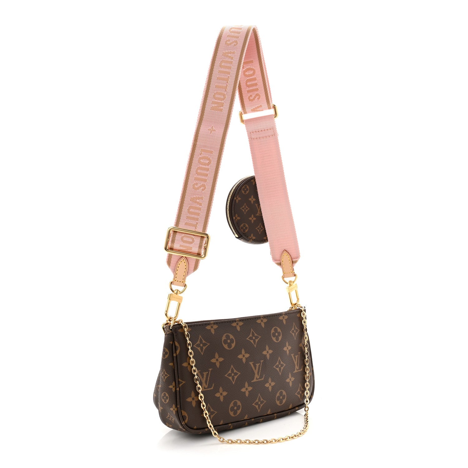Monogram Multi Pochette Accessories Rose Clair
