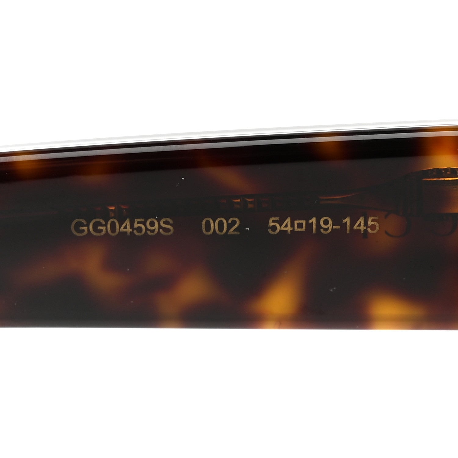Acetate Square Frame Sunglasses GG0459S Tortoise