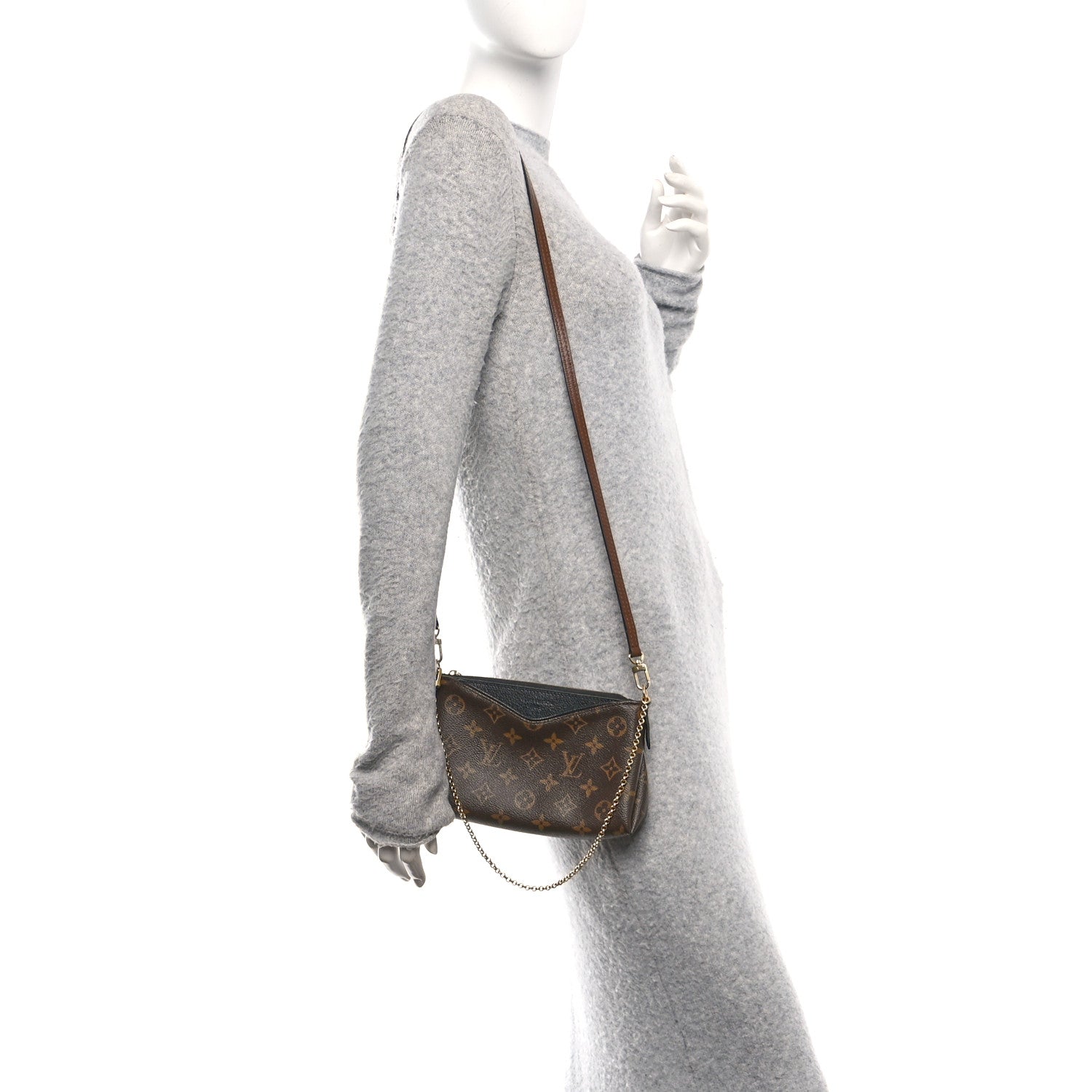 Monogram Pallas Clutch Black