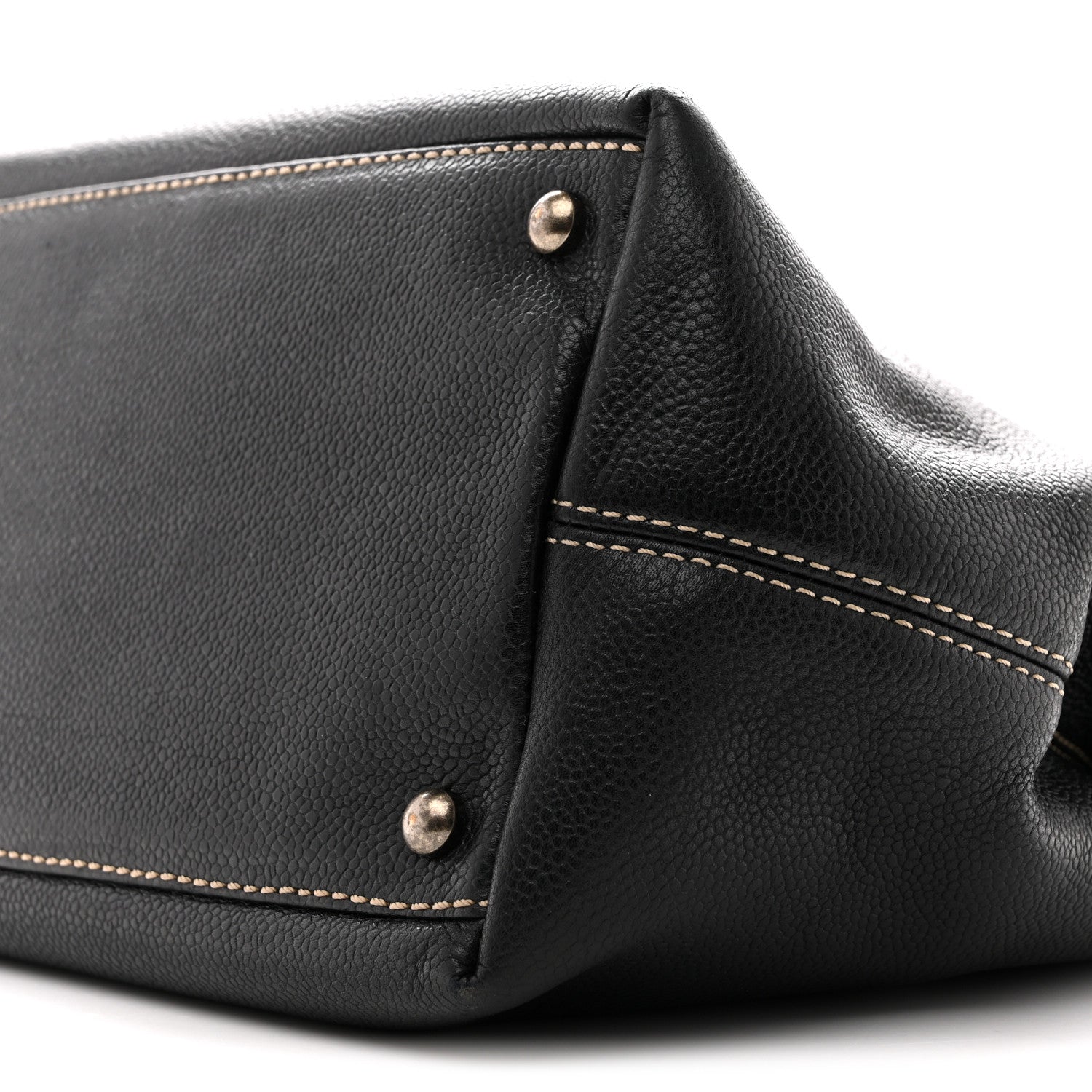 Caviar Shopping Tote Black