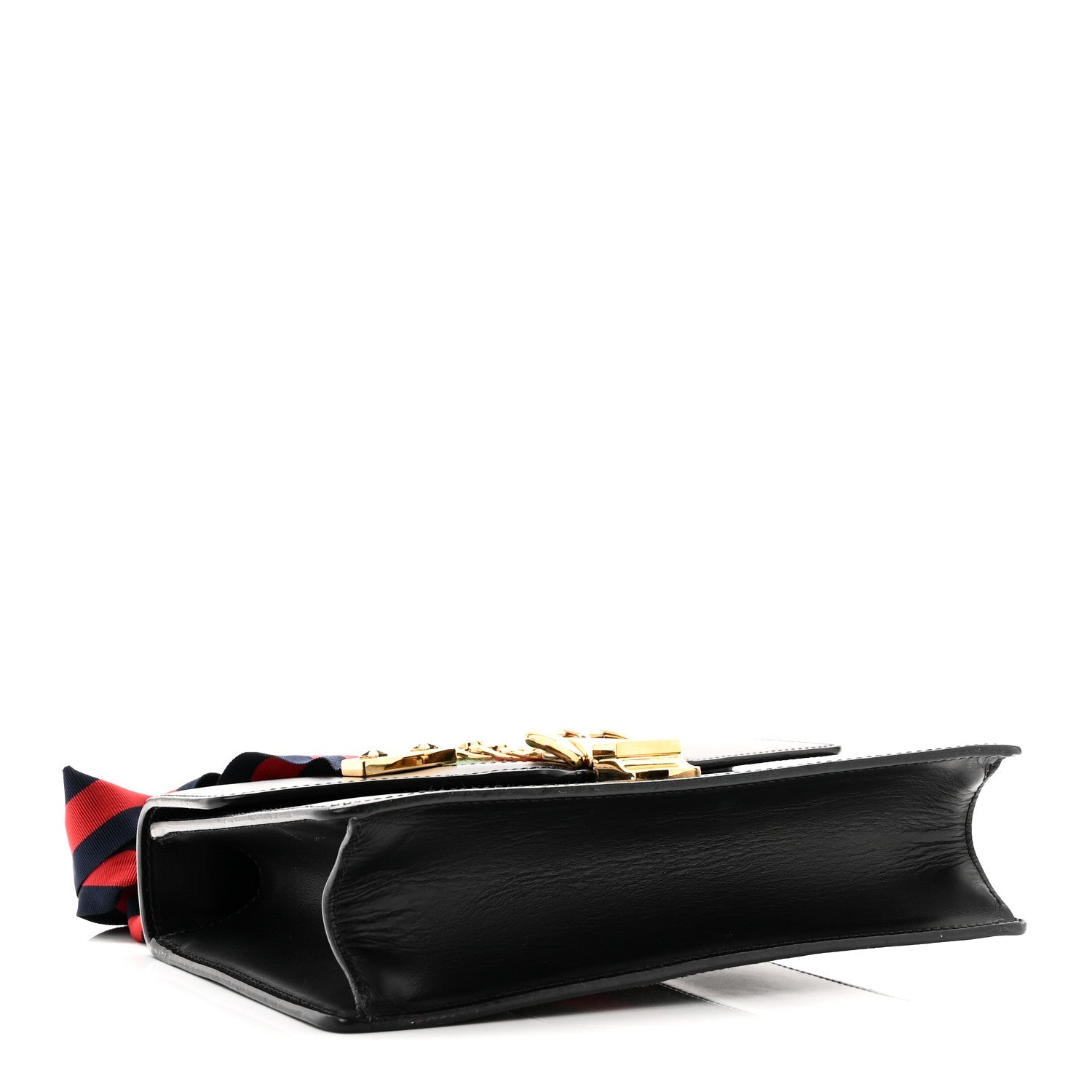 Calfskin Small Sylvie Shoulder Bag Black