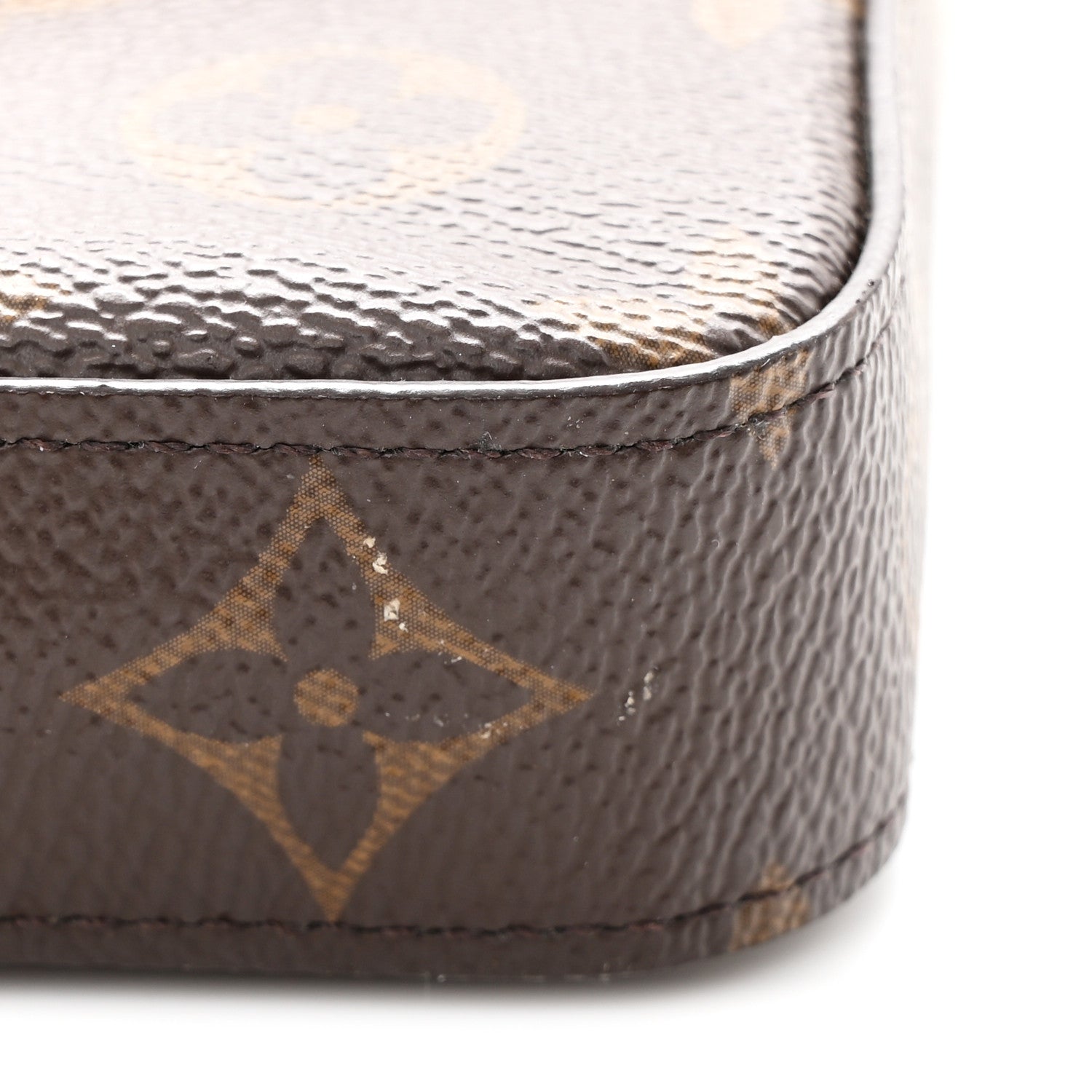 Monogram Pochette Felicie Chain Wallet Fuchsia