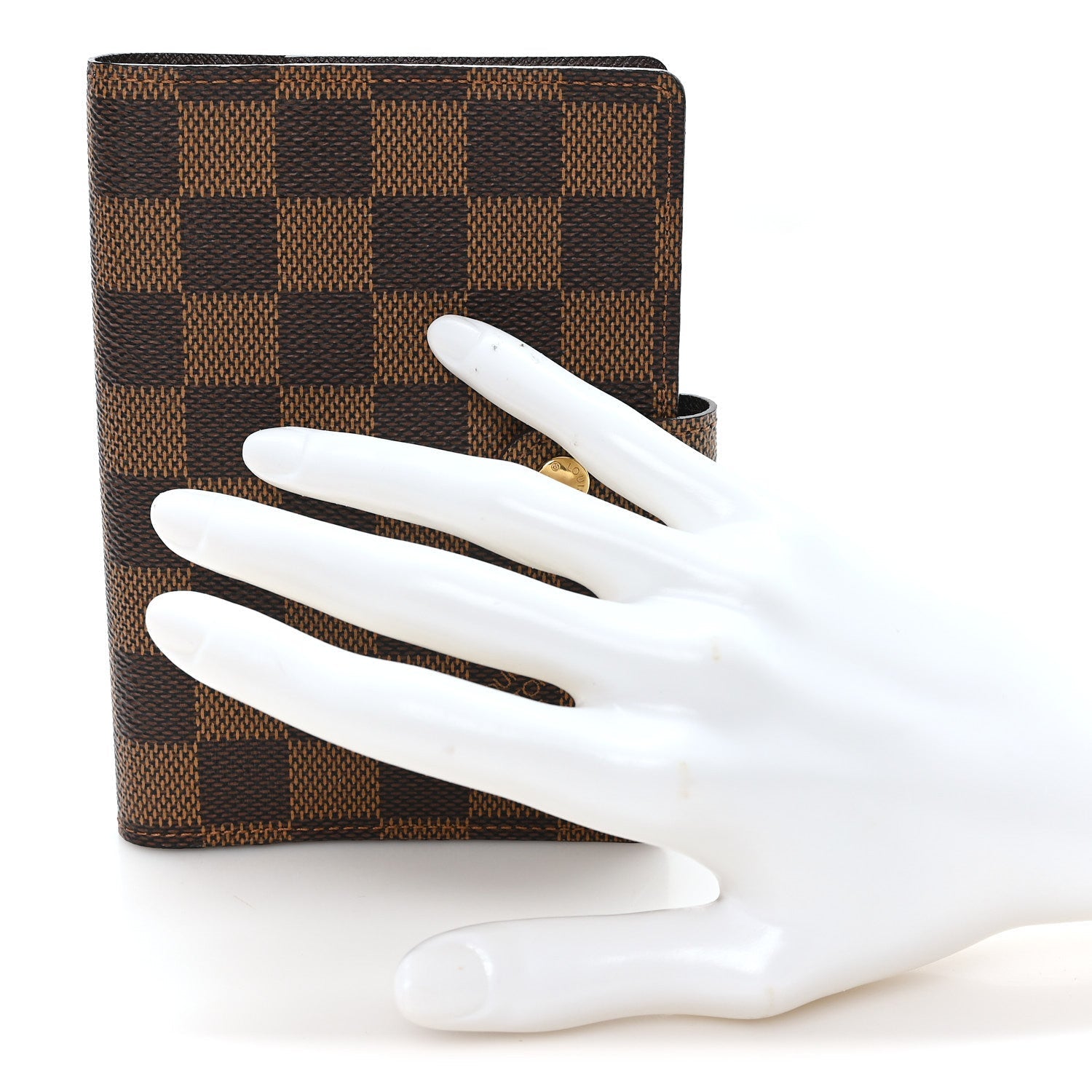Damier Ebene Small Ring Agenda Cover