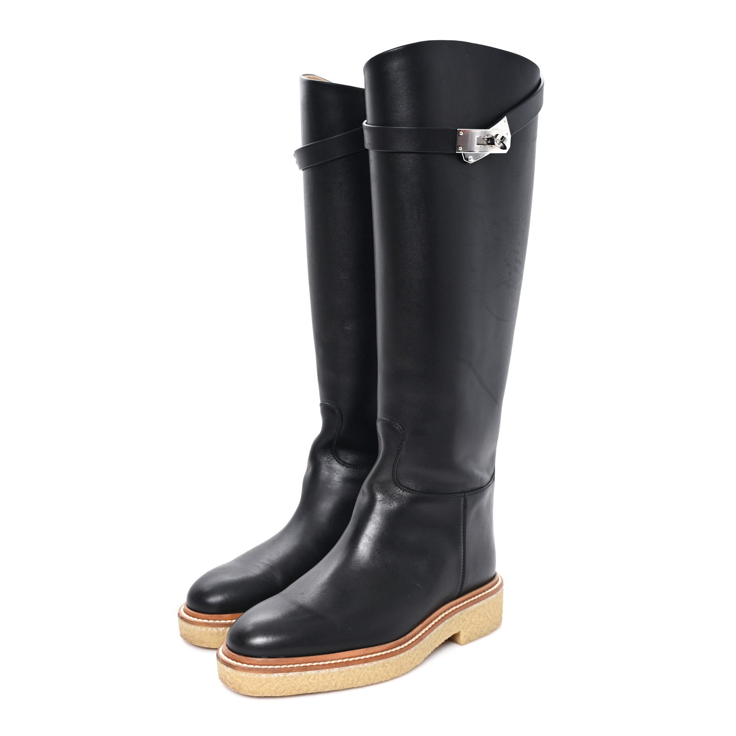 Calfskin Honey Boots 35 Black
