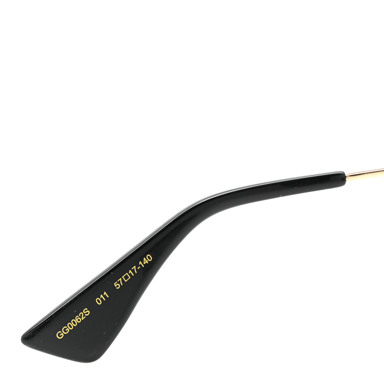 Metal Aviator Sunglasses GG0062S Black