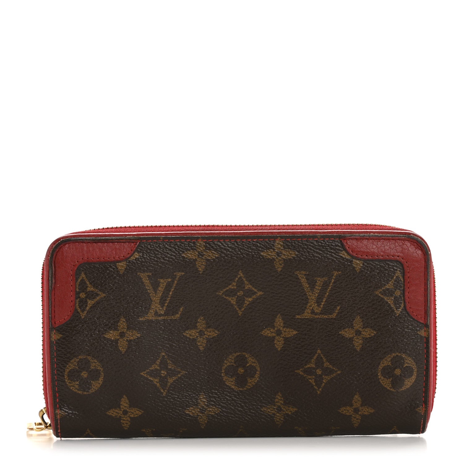 Monogram Retiro Zippy Wallet Cherry
