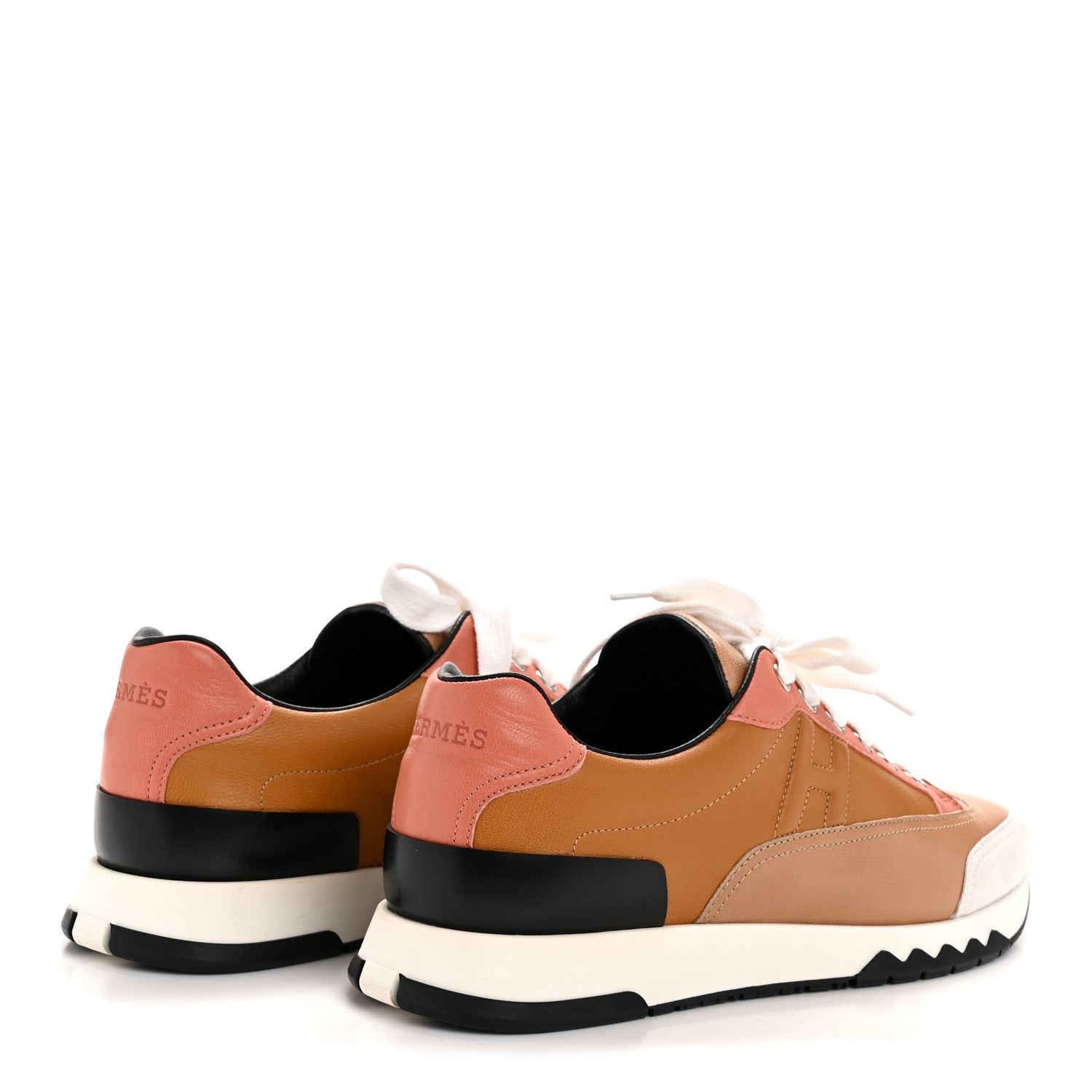 Calfskin Suede Womens Trail Sneakers 37 Multicolor