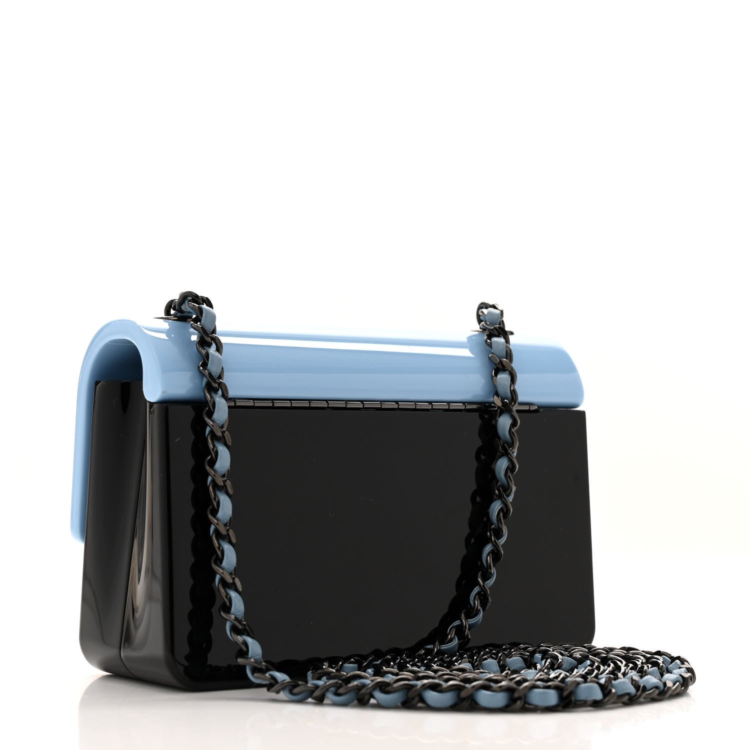 Plexiglass Plexi Coco Bag Black Blue