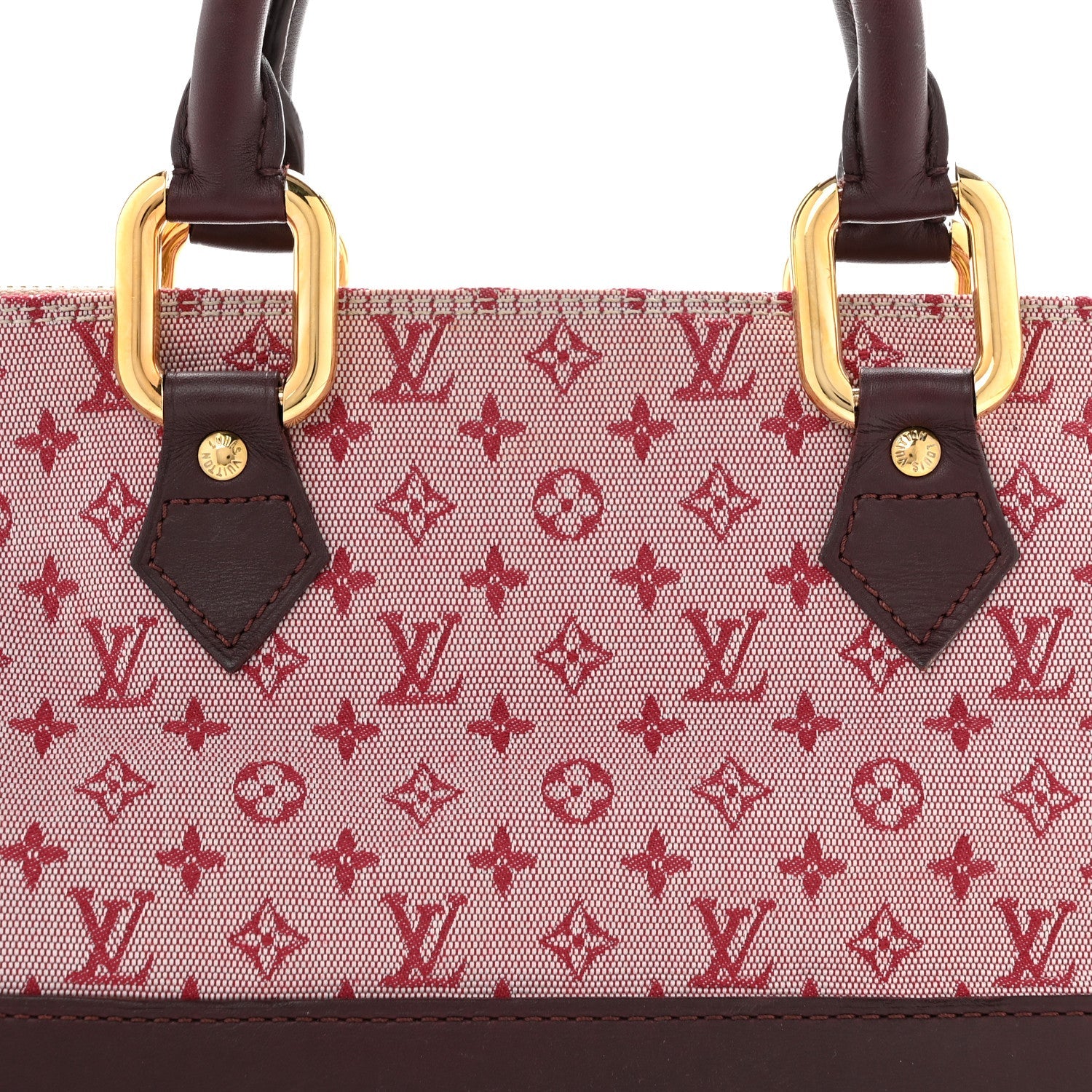 Mini Monogram Alma Long Cherry