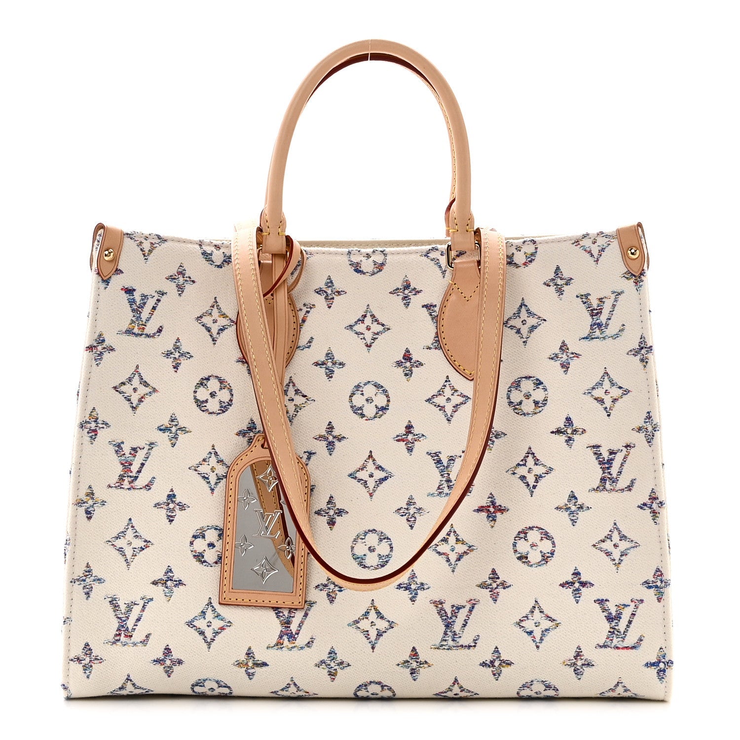 Monogram Jacquard Nautical Onthego MM Multicolor Beige