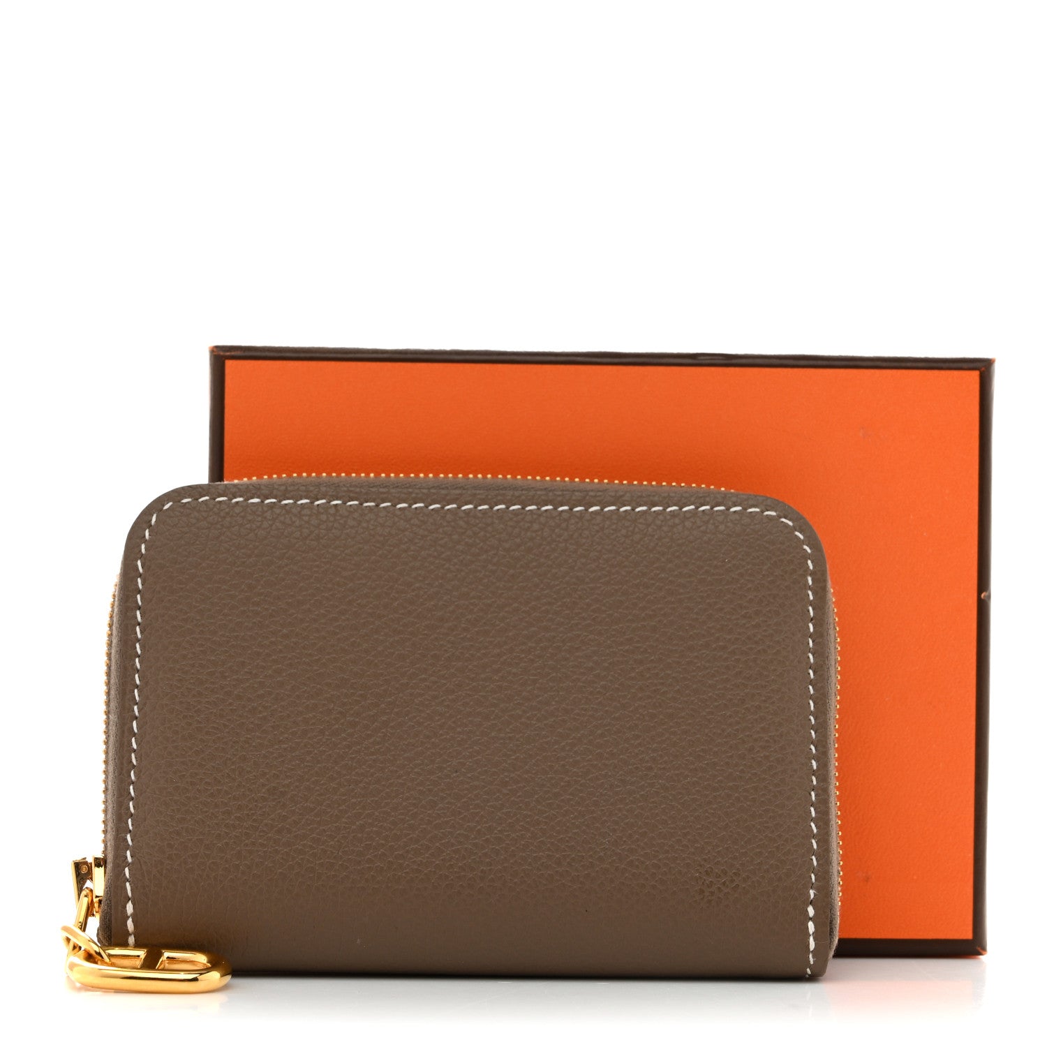 Evercolor Zipengo Chain D'Ancre Compact Cardholder Etoupe