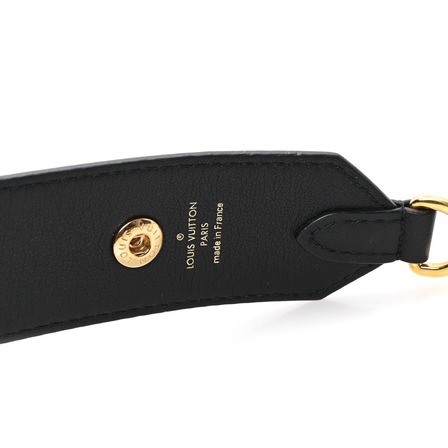 Monogram Adjustable Bandouliere Shoulder Strap Black
