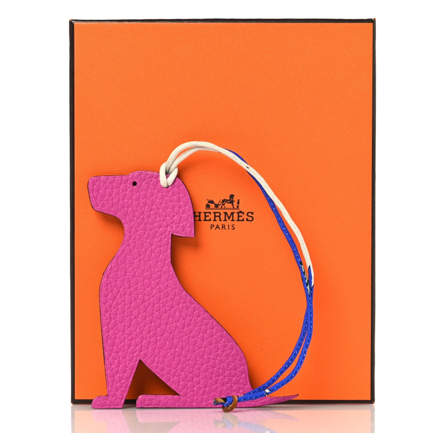 Togo Chevre Mysore Petit H Dog Bag Charm