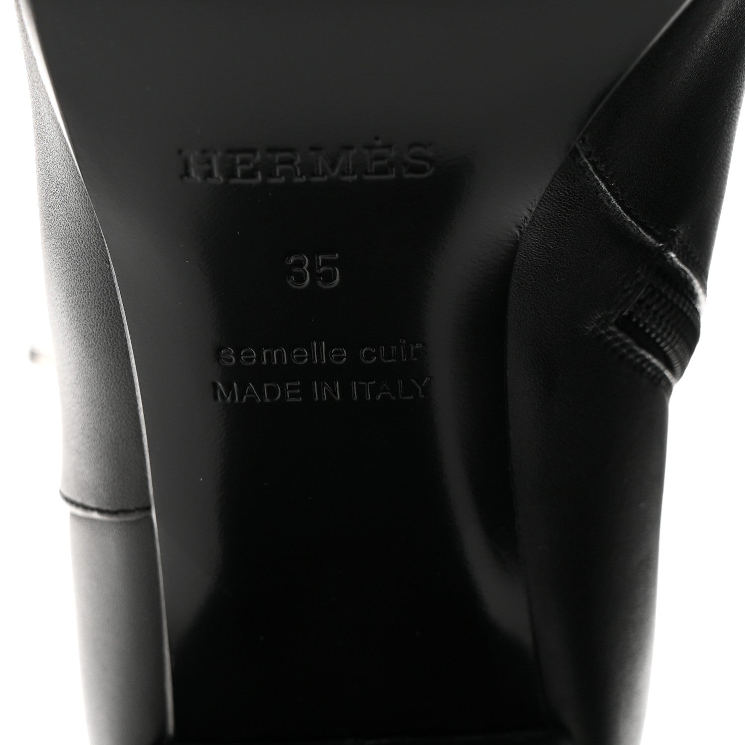 Calfskin Saint Germain Ankle Boots 35 Black