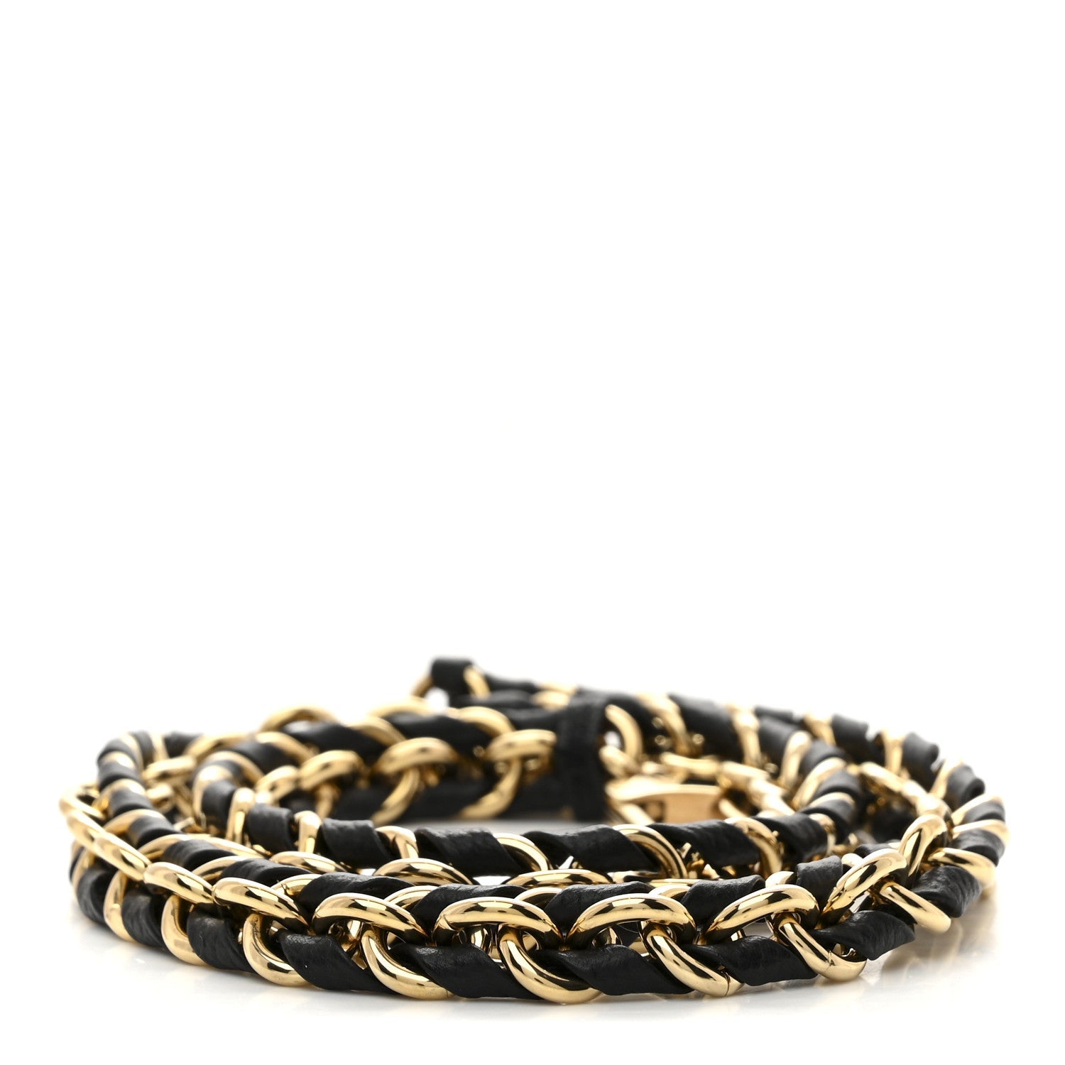 Calfskin OnTheGo East West Chain Strap Black