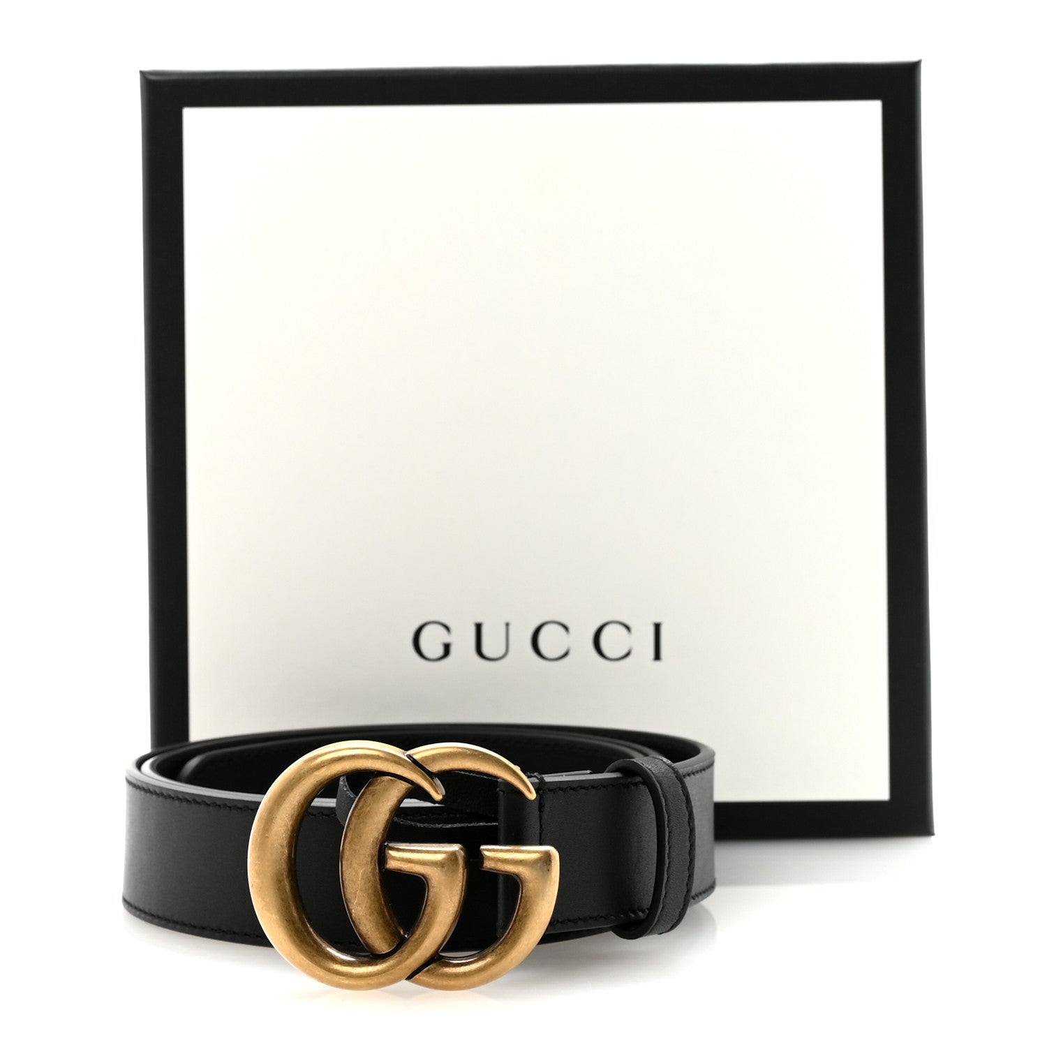Calfskin Double G 30mm Belt 85 34 Black