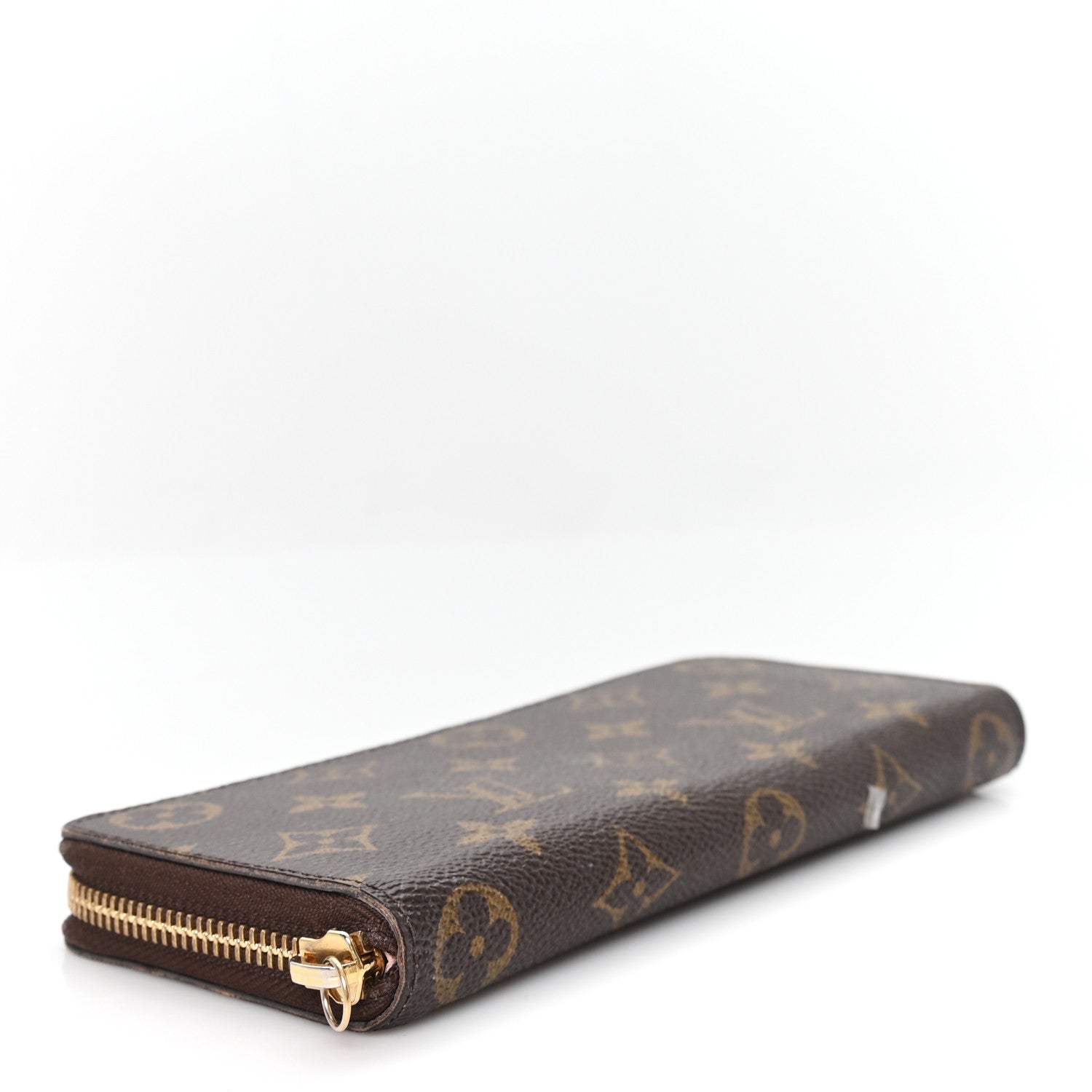 Monogram Clemence Wallet Rose Ballerine