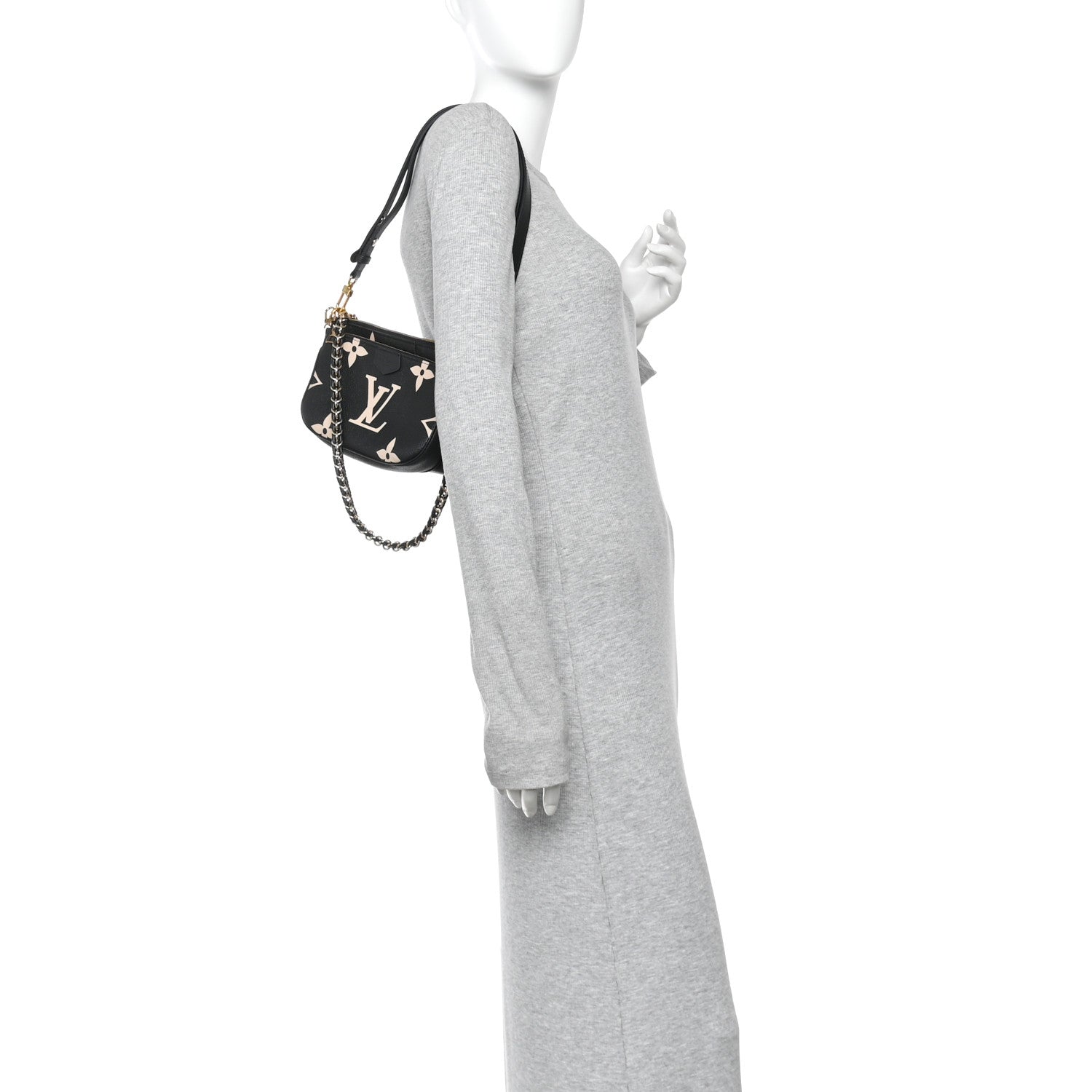 Empreinte Monogram Giant Multi Pochette Accessories Black Beige