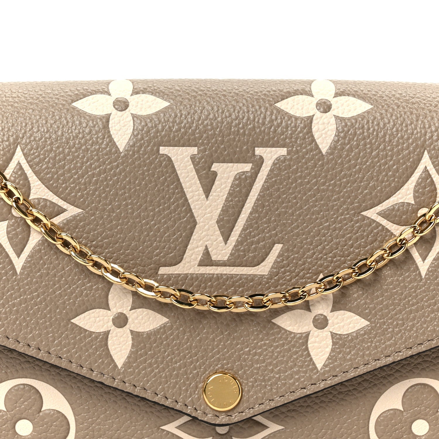 Empreinte Monogram Giant Felicie Pochette Tourterelle Creme